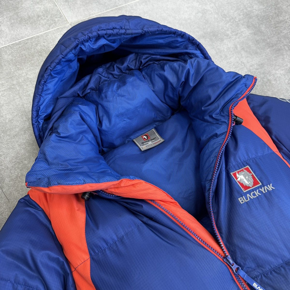 BLACKYAK Black Yak Men Extreme Peak Down Blue Jacket Size 100/M/L Size US M / EU 48-50 / 2 - 12 Thumbnail