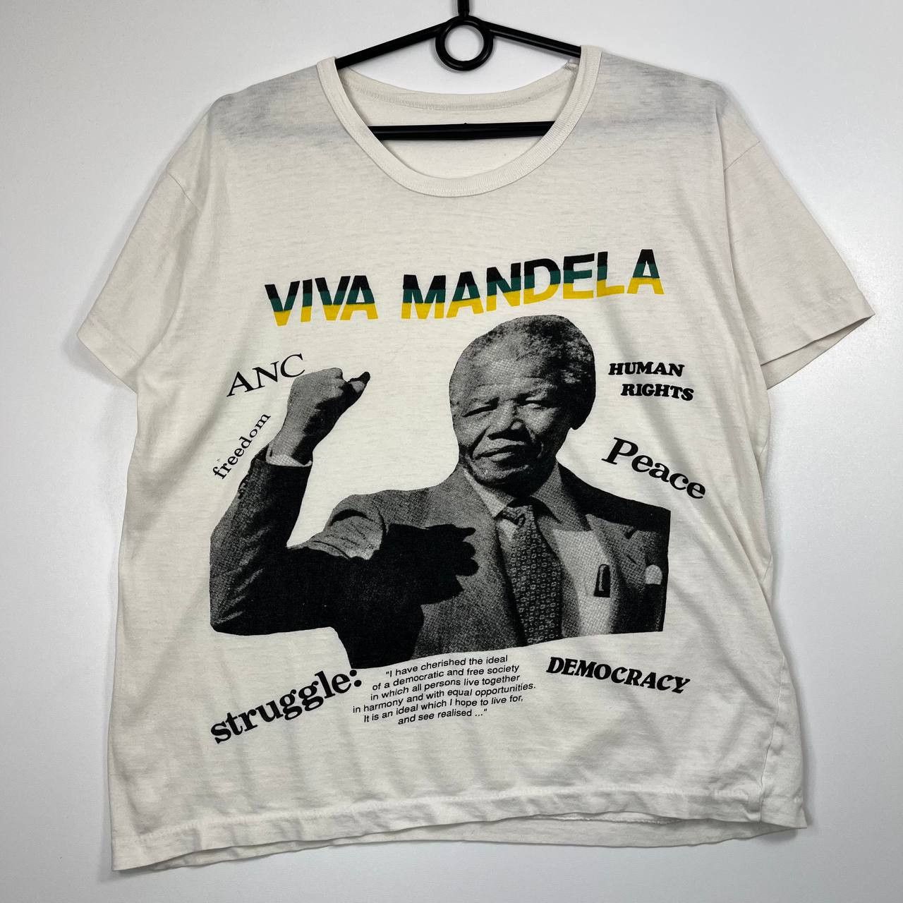 Other Nelson Mandela Viva Mandela ANC Freedom T Shirt Size XXS Size US XXS / EU 40 - 1 Thumbnail