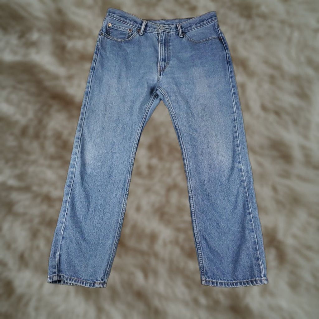 Levi's Levis 505 Jeans Mens 36x30 Blue Straight Leg Denim Pants Size US 36 / EU 52 - 1 Thumbnail
