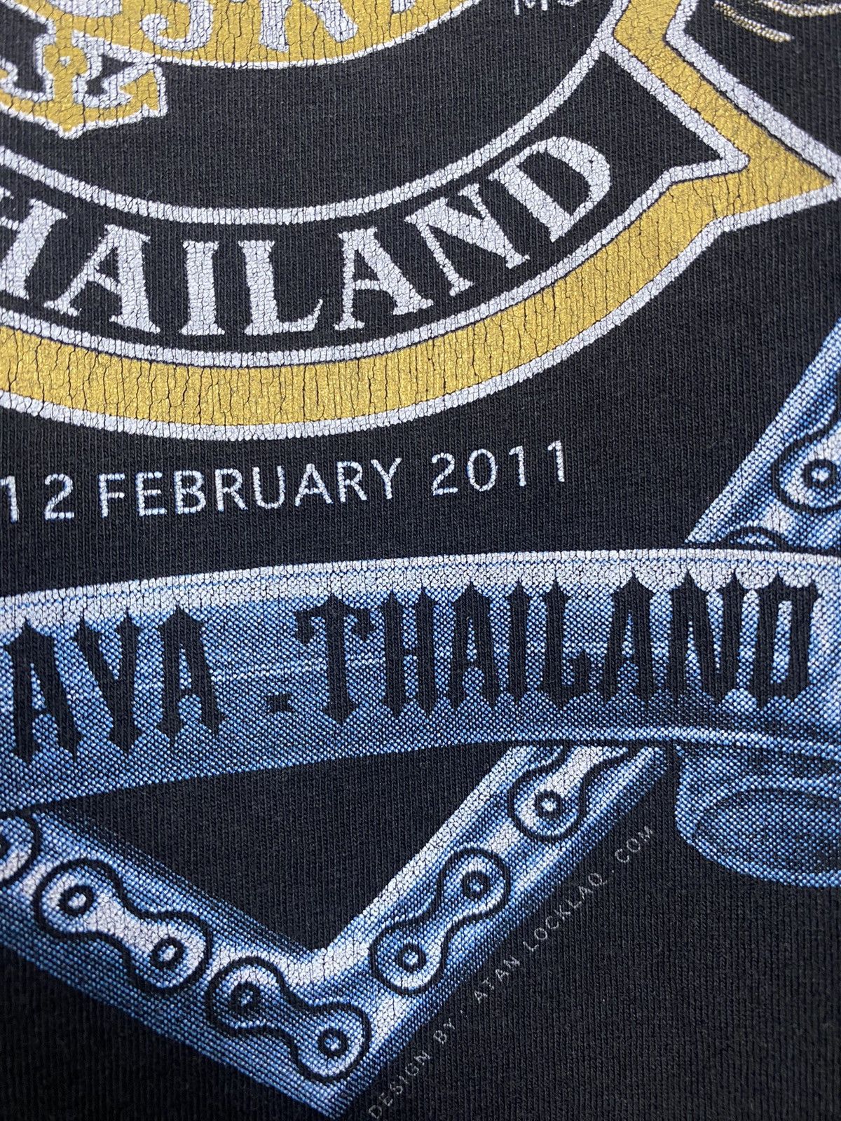 Harley Davidson × Vintage × West Coast Choppers Vintage Burapa Bike Week Thailand XL y2k tee opium Size US XL / EU 56 / 4 - 9 Thumbnail