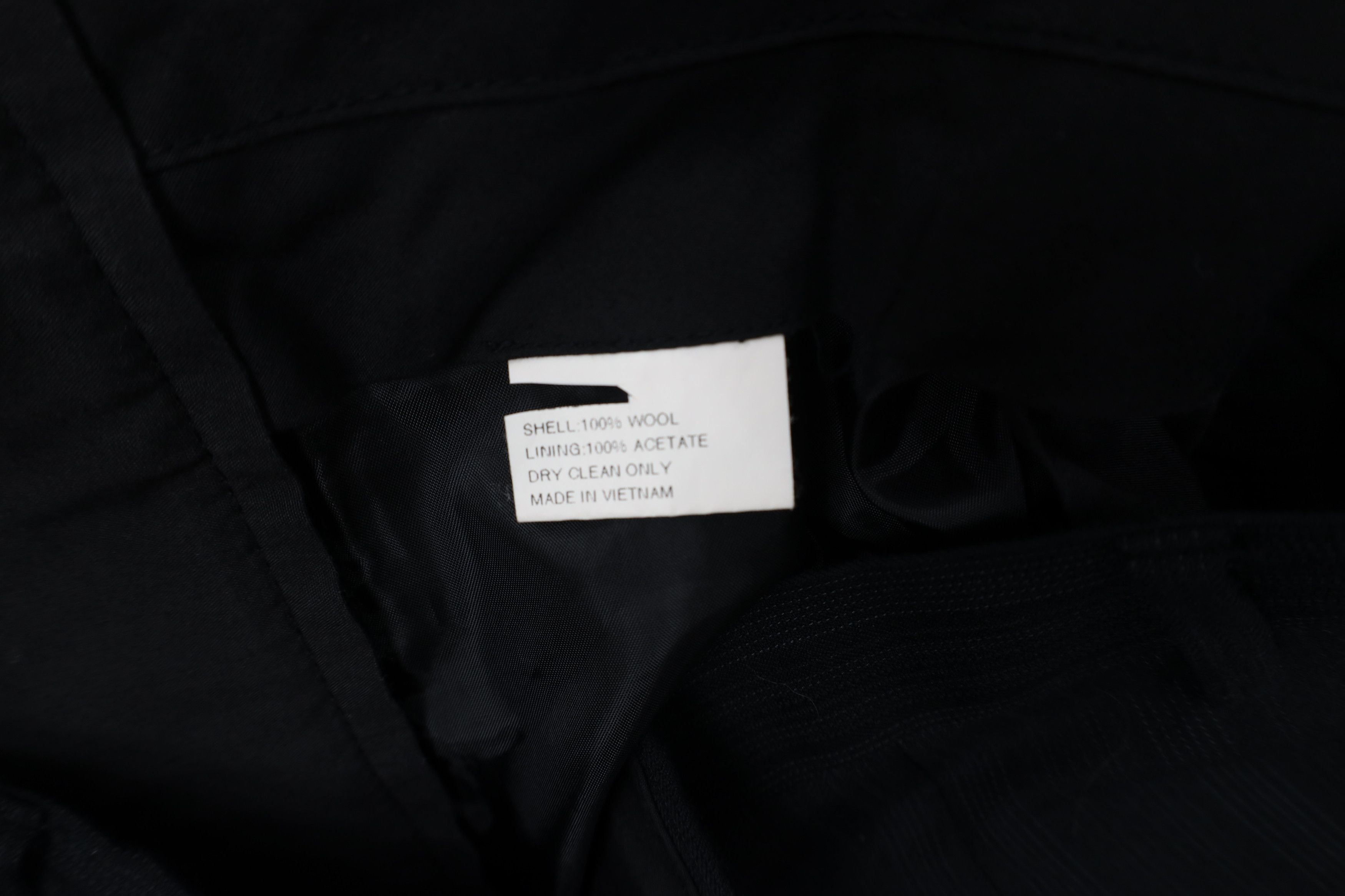 Vintage Vintage 90s Y2K Streetwear Wide Leg Chino Pants Black Size US 34 / EU 50 - 7 Thumbnail