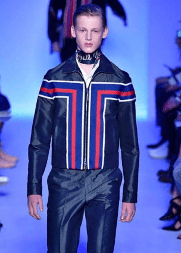 Louis Vuitton SS2016 Louis Vuitton Navy Premium Coach Jacket by Kim Jones Size US S / EU 44-46 / 1 - 1 Thumbnail