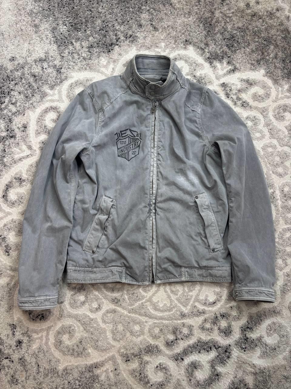 Diesel Diesel Distressed Grey Moto Jacket Size M Size US M / EU 48-50 / 2 - 7 Thumbnail