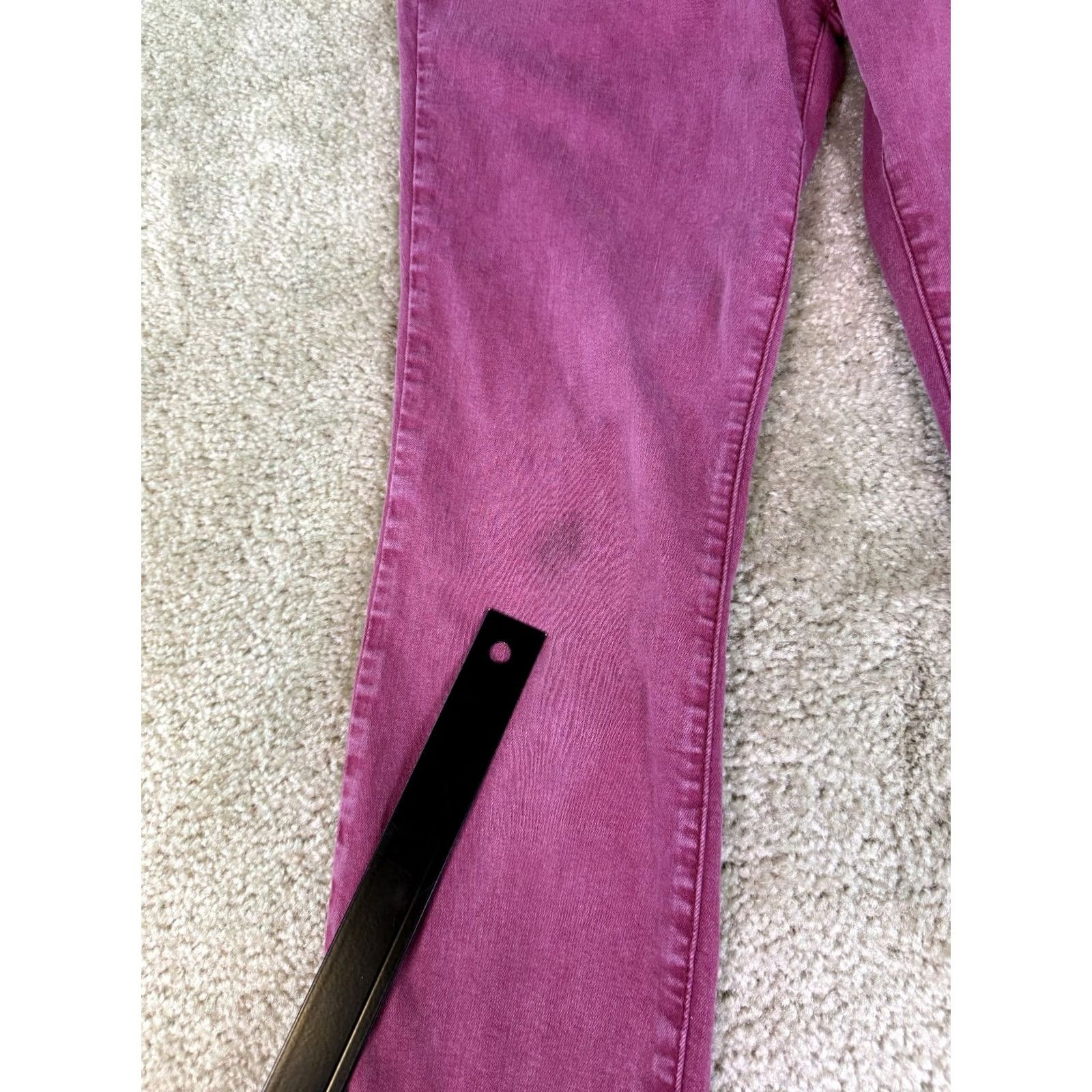 Denime Bullhead Pink Jegging Skinny Jeans Stretch Size 13 Skinniest D478 Size 34" / US 12 / IT 48 - 4 Thumbnail