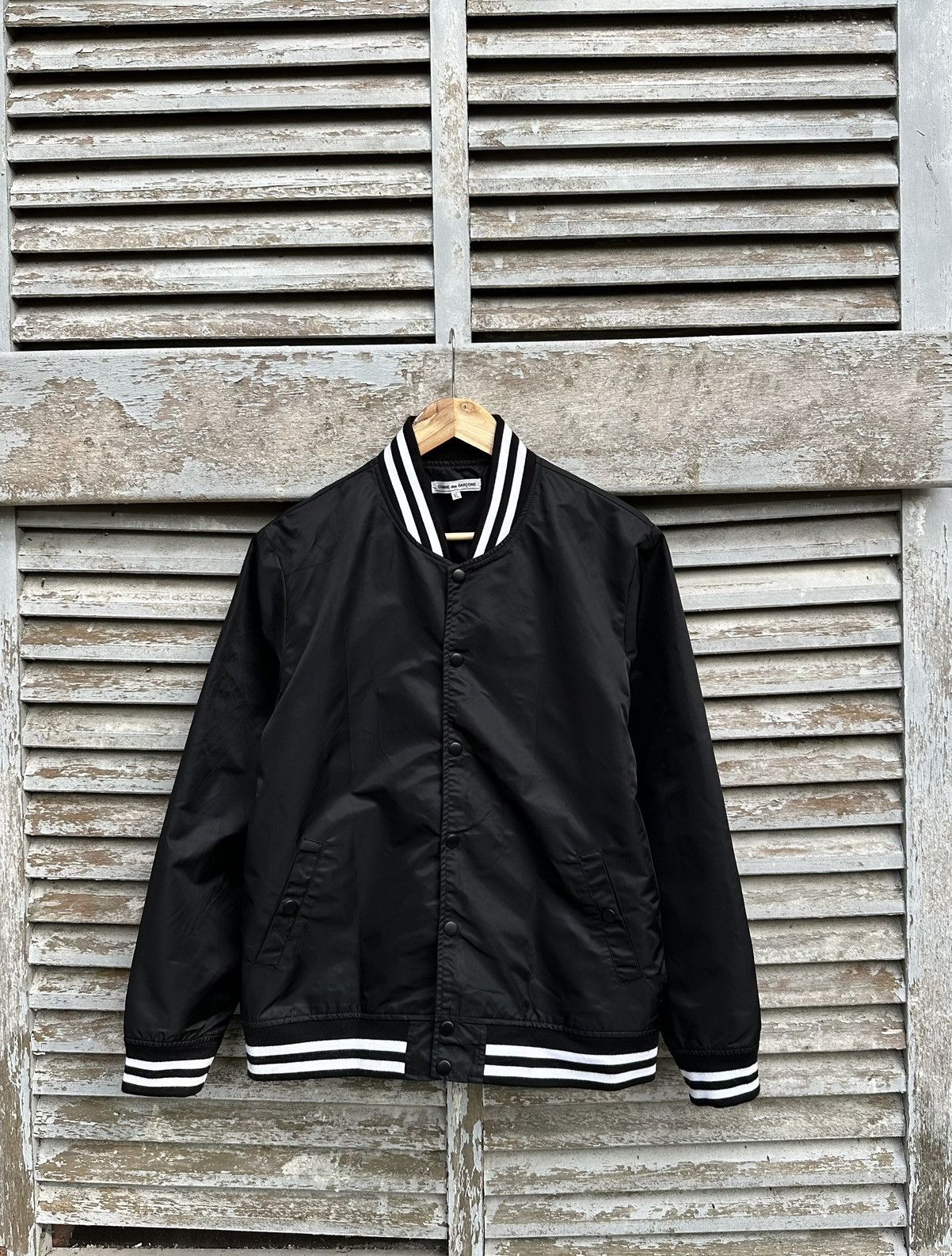 Comme des Garcons AD2018 Comme Des Garcons Big Logo Bomber Jacket Size US M / EU 48-50 / 2 - 7 Thumbnail