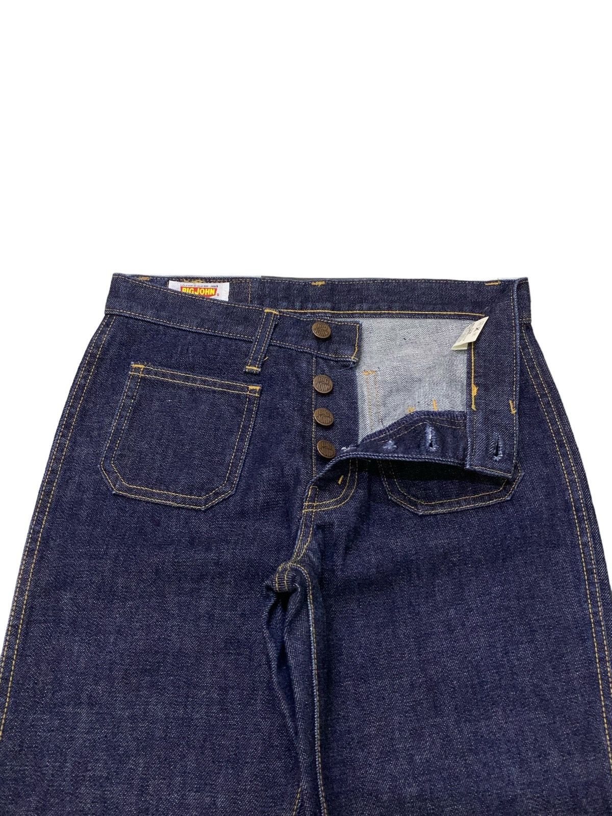 Big John × Hysteric Glamour × Levi's 80s Big John Rat Bell Bottom Button Fly Flared Raw Jeans Size US 28 / EU 44 - 8 Thumbnail