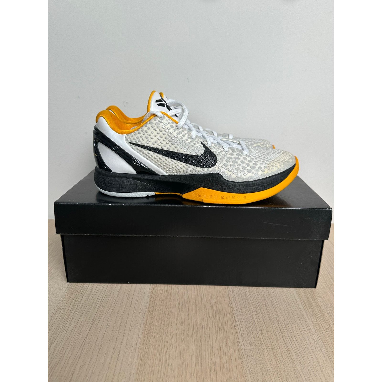 Nike Kobe 6 Protro Playoff Pack Del Sol Sneaker- Size 7.5M - NEW Size US 7.5 / EU 40-41 - 1 Thumbnail