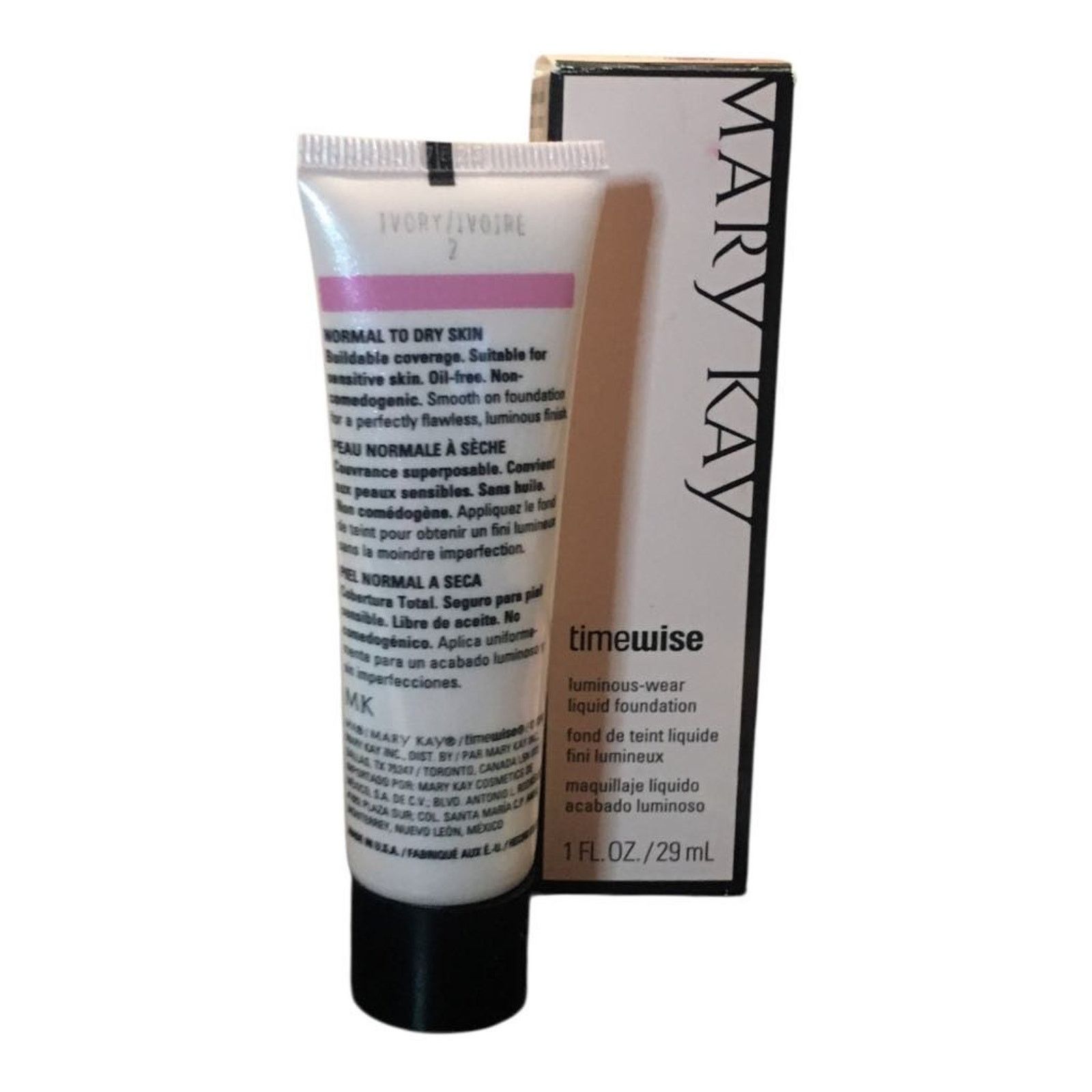 Other Mary Kay TimeWise Luminous Wear Liquid Foundation Ivory 2 Size ONE SIZE - 2 Thumbnail