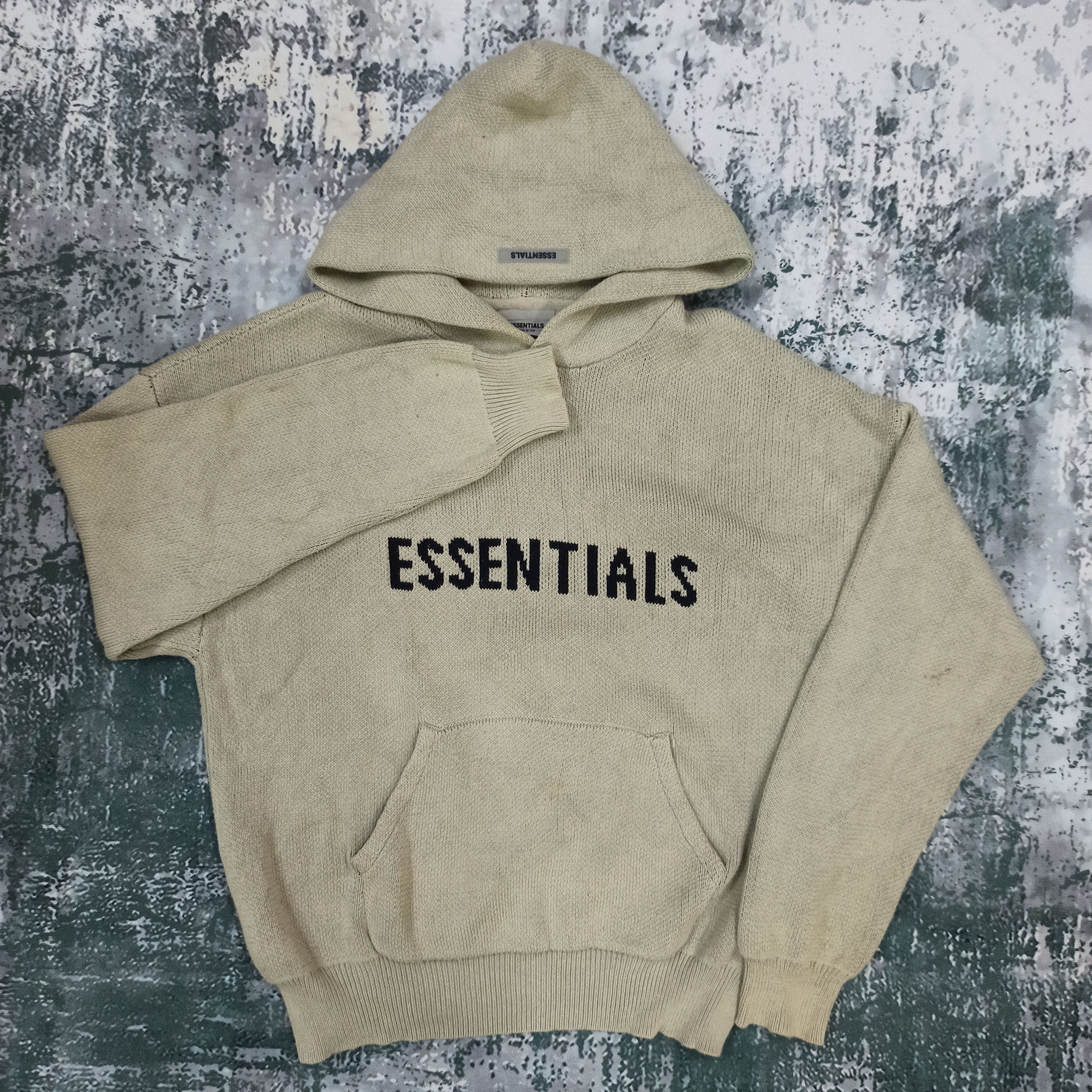 Essentials Fear of God Essentials Knit Big Logo Hoodie Size US L / EU 52-54 / 3 - 1 Thumbnail