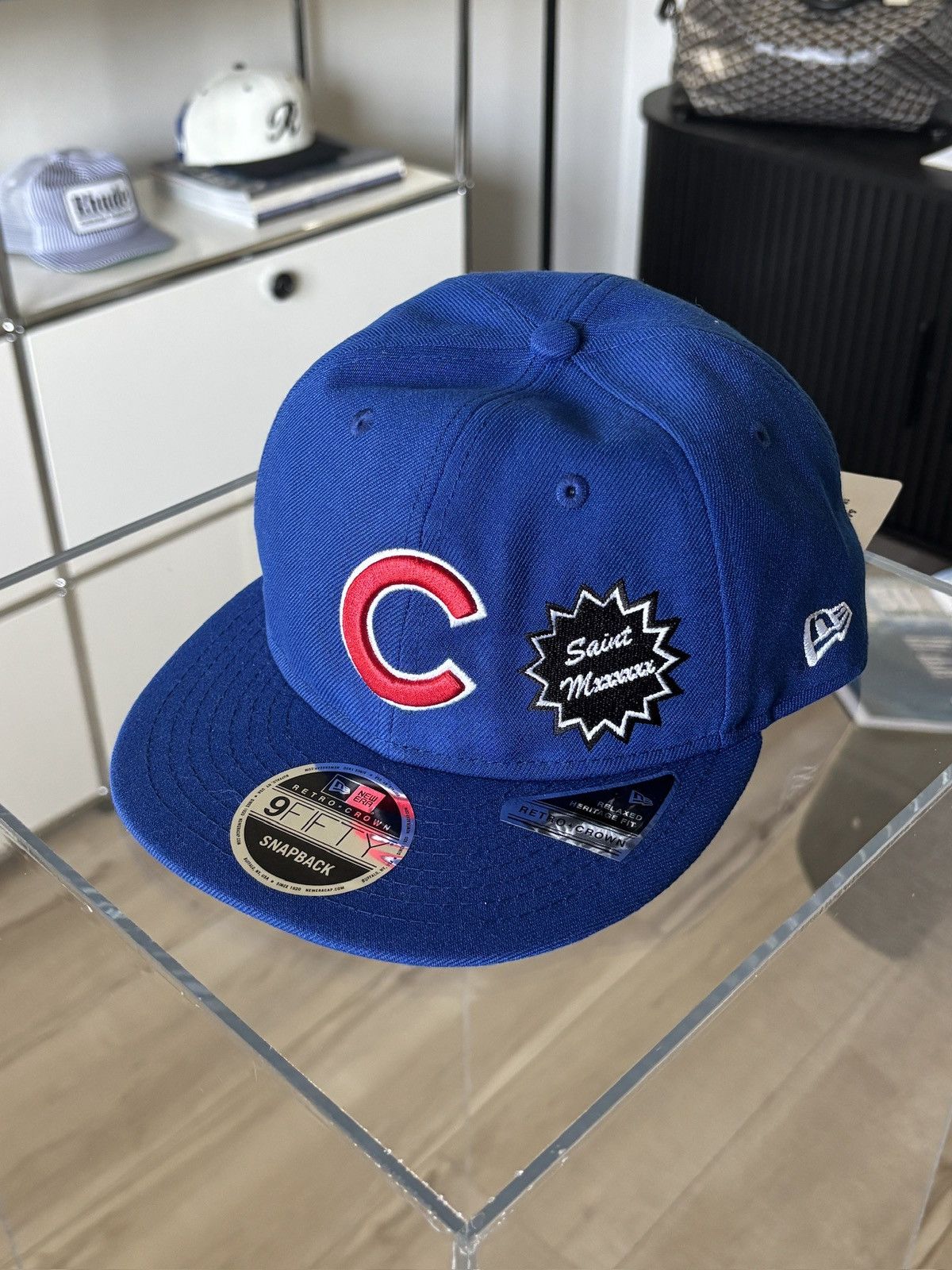 Saint Michael SAINT MICHAEL MLB PATCH CUBS LOGO HAT Size ONE SIZE - 8 Thumbnail