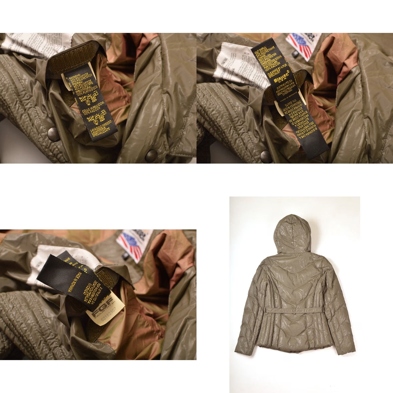 Vintage Blauer USA Womens Down Puffer Jacket 02152307 Size M Green Jacket Womens M Blauer USA Down Puffer Jacket 02152307 Green Womens M Size M / US 6-8 / IT 42-44 - 8 Thumbnail
