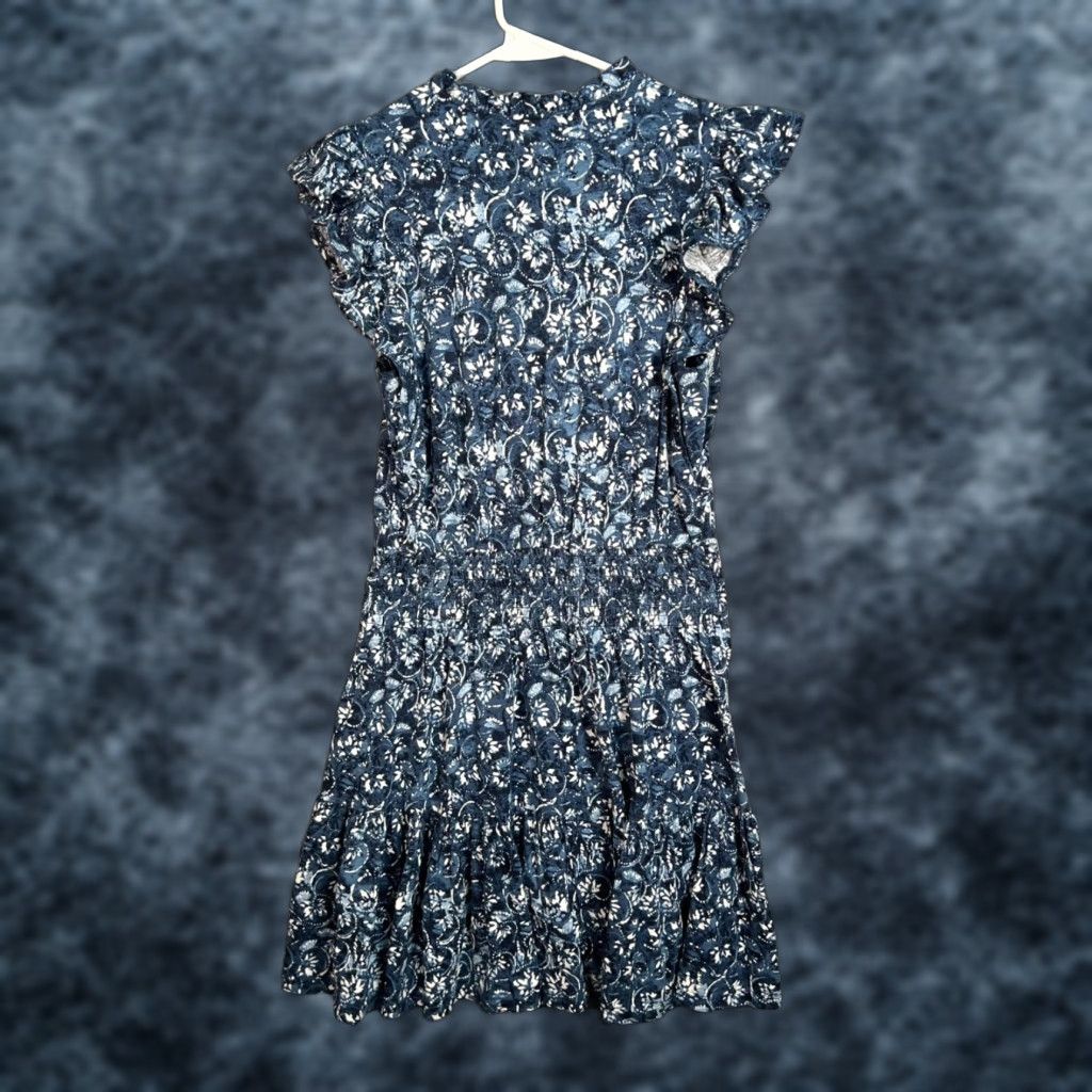 Lauren Ralph Lauren Womens Dress Floral Blue 2 Cotton NEW! Sleeveless A-Line Knee Length Casual Ladies Modern Office Summer Spring (no extra words)