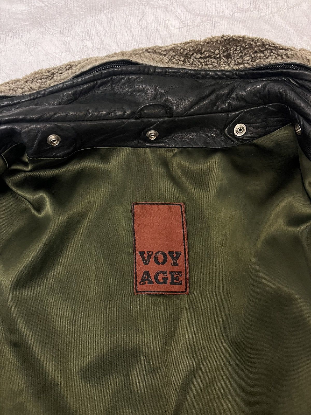 Voyage Voyage pre-Griffin 1980s leather jacket Size US L / EU 52-54 / 3 - 5 Thumbnail