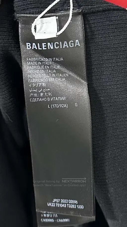 Balenciaga Balenciaga Logo Knitwear Size US L / EU 52-54 / 3 - 6 Thumbnail