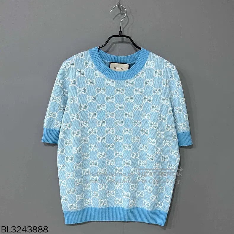 Gucci Full-printed old flower logo short sleeves