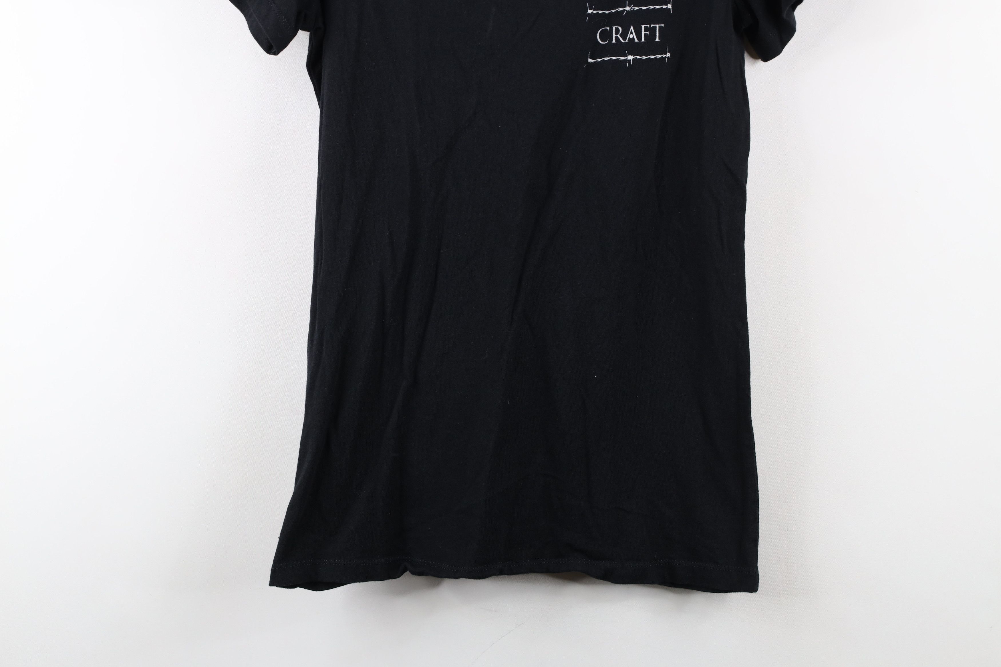Vintage Y2K Streetwear Tribal Barbed Wire Rose Skull MMA T-Shirt Size M / US 6-8 / IT 42-44 - 3 Thumbnail