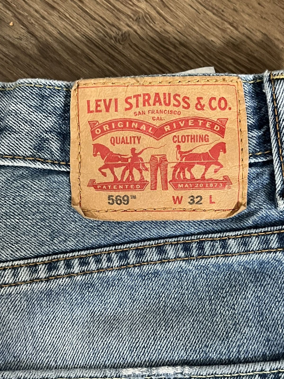 Levi's Levis Blue Light Washed Jorts Size US 32 / EU 48 - 5 Thumbnail