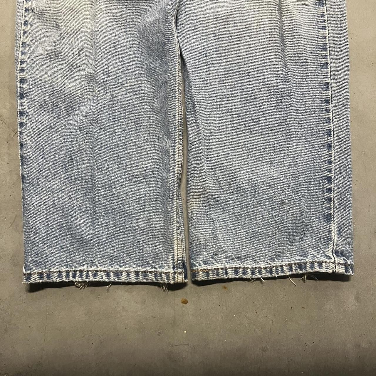 Levi's × Vintage Vintage Y2K Baggy Levis Light Wash Ripped Denim Jeans! Size US 38 / EU 54 - 5 Thumbnail