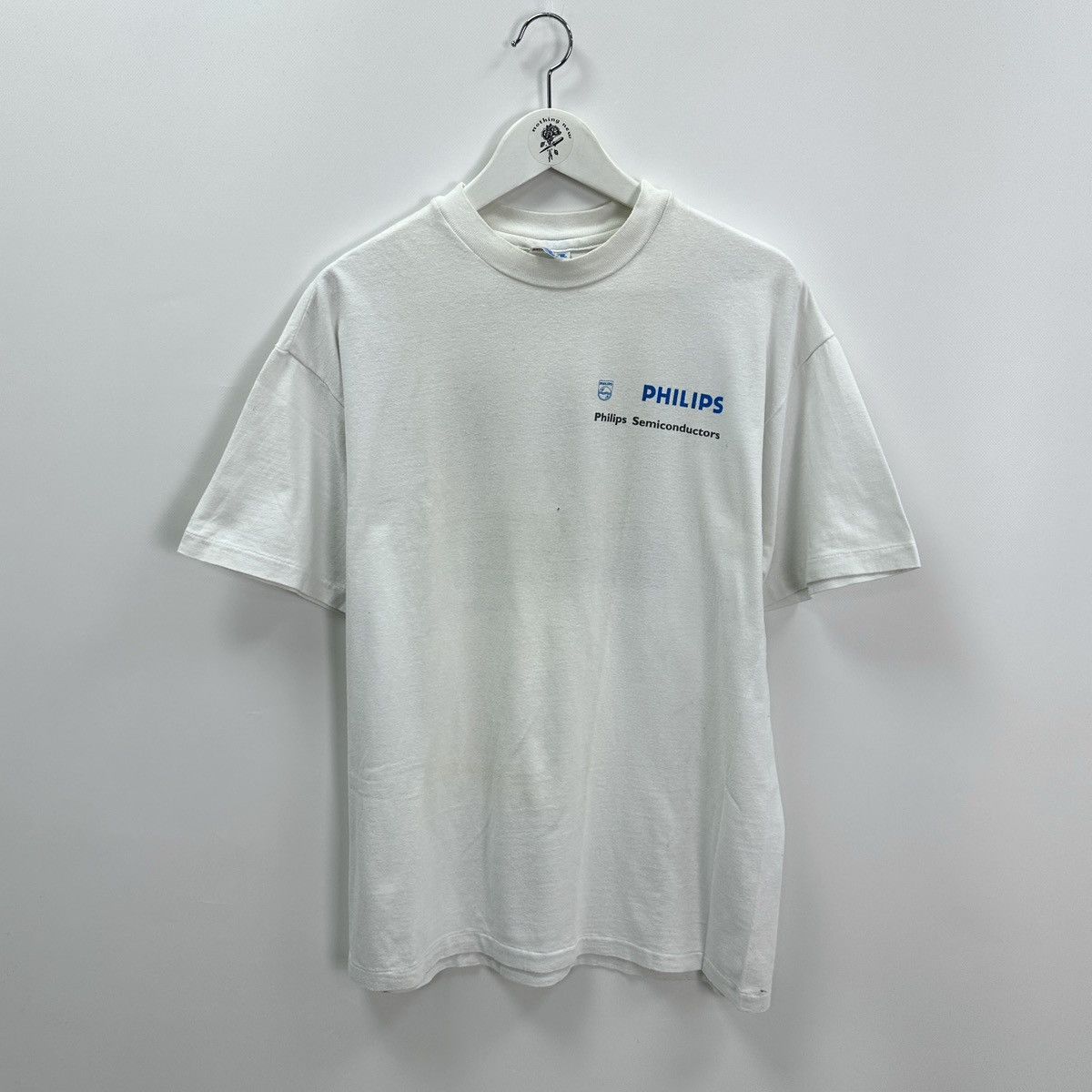 Microsoft Vintage 90s Philips Phone Promo tee Wireless rare y2k hype Size US L / EU 52-54 / 3 - 2 Thumbnail