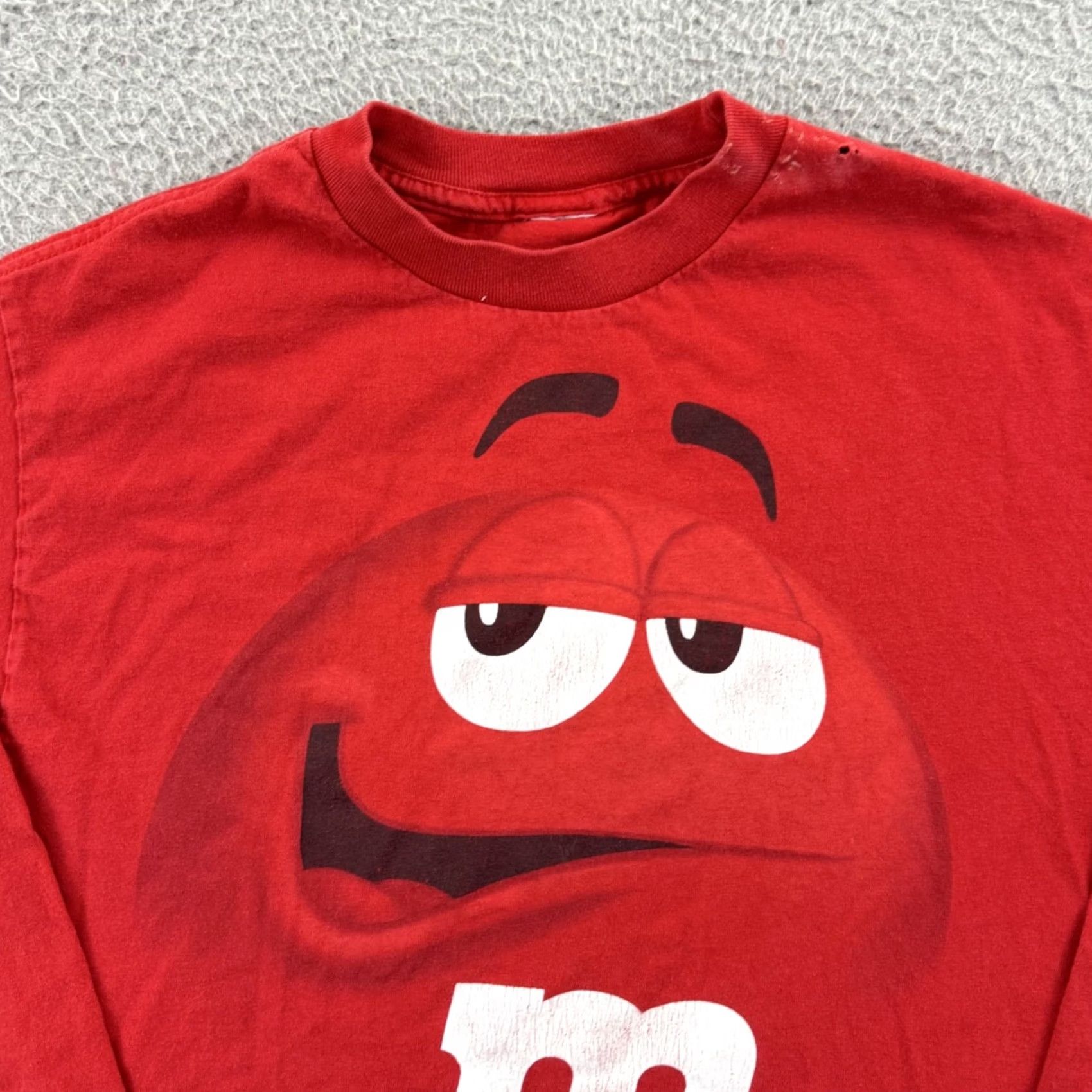 Vintage VINTAGE M&Ms Shirt Adult Medium Red Candy Long Sleeve 90s Hersheys Pullover USA Size US M / EU 48-50 / 2 - 3 Thumbnail