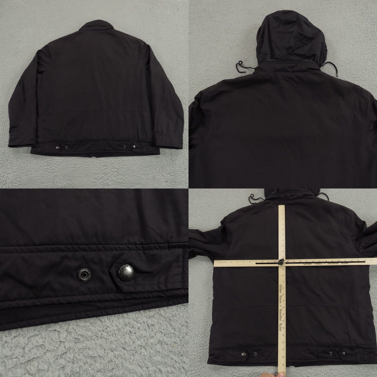 Polo Ralph Lauren VINTAGE Polo Ralph Lauren Jacket Mens XL Black Red Pony Fleece Lined Zip Up Hood Size US XL / EU 56 / 4 - 8 Thumbnail