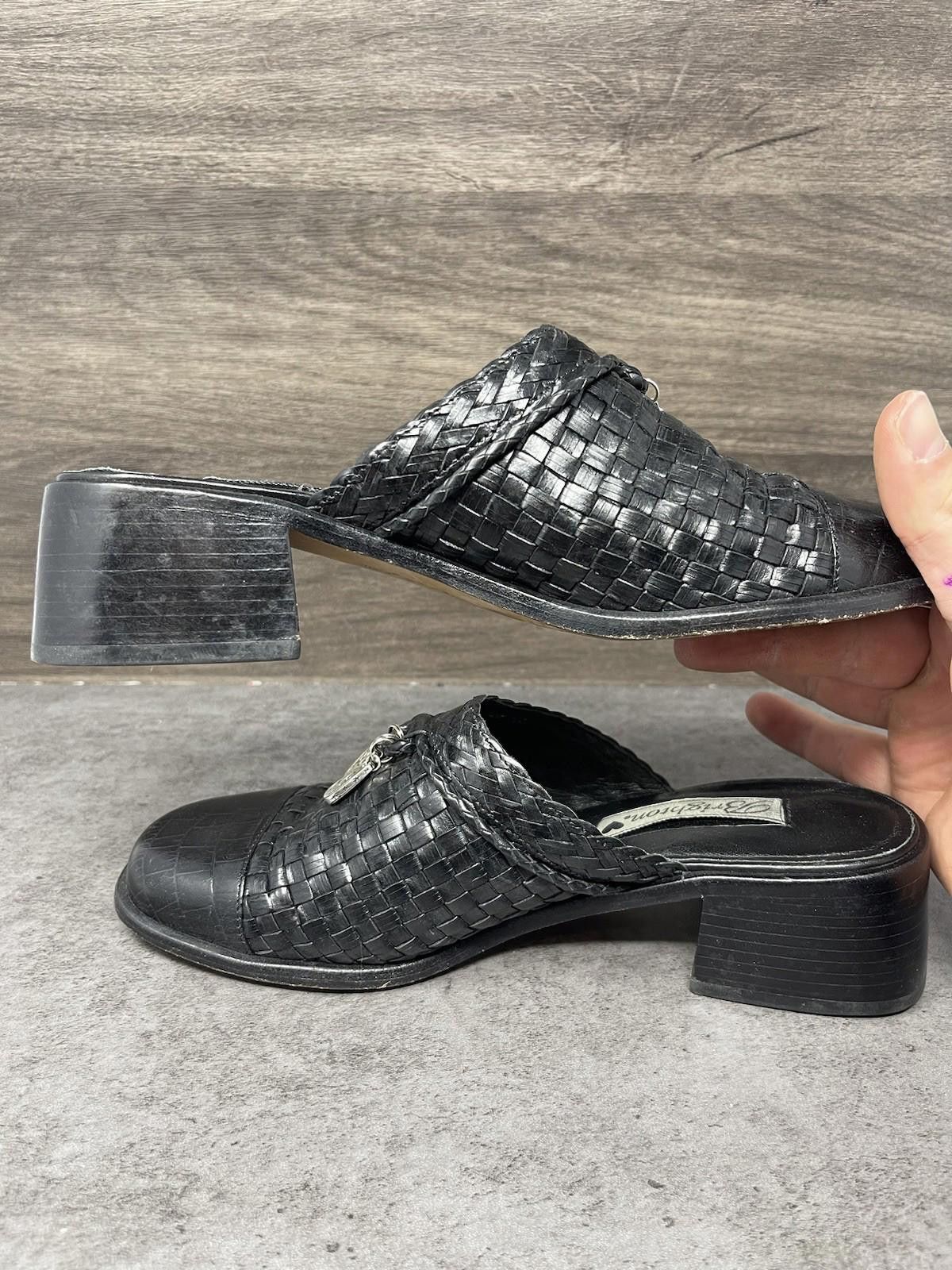 Brighton Brighton Shoes Womens Size 8 Franki Croc Mule Leather Size US 8 / IT 38 - 9 Thumbnail