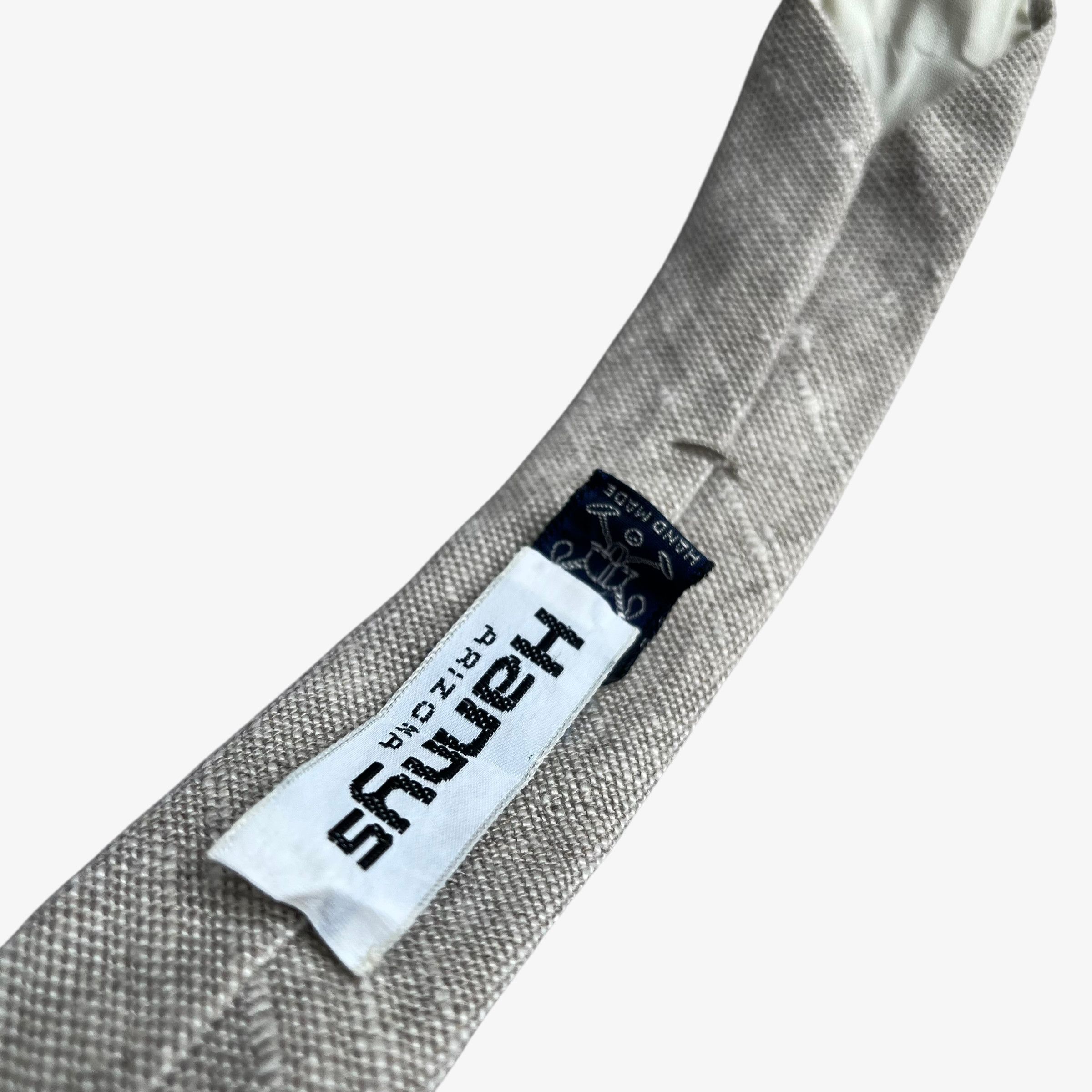 Ralph Lauren Vintage 70s Polo Ralph Lauren Grey Linen Tie Size ONE SIZE - 5 Thumbnail