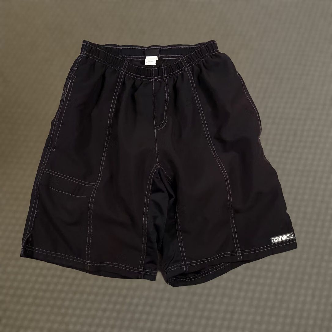 Vintage Canari Gel Padded Mountain Biking Shorts Black Lined Cycling Mens Size Small Size US 29 - 1 Thumbnail