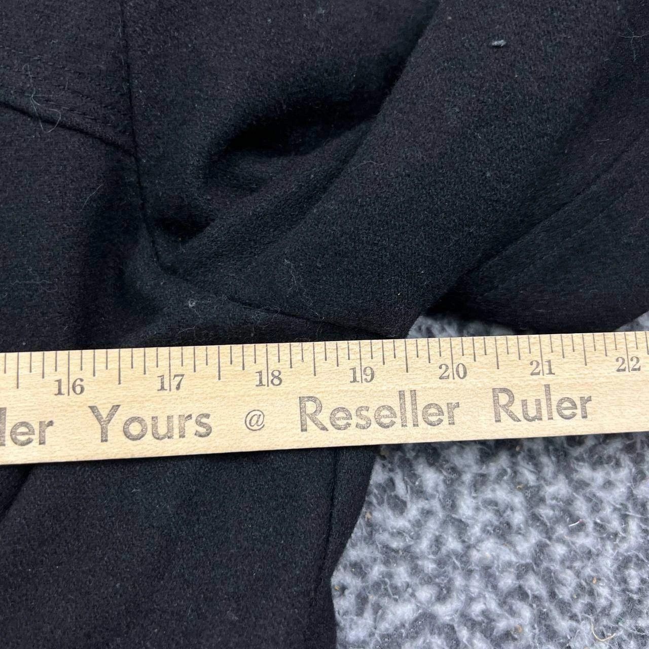 Other Weather Tamer Pea Coat Women Black Pocket Outdoor Wool M Size M / US 6-8 / IT 42-44 - 4 Thumbnail