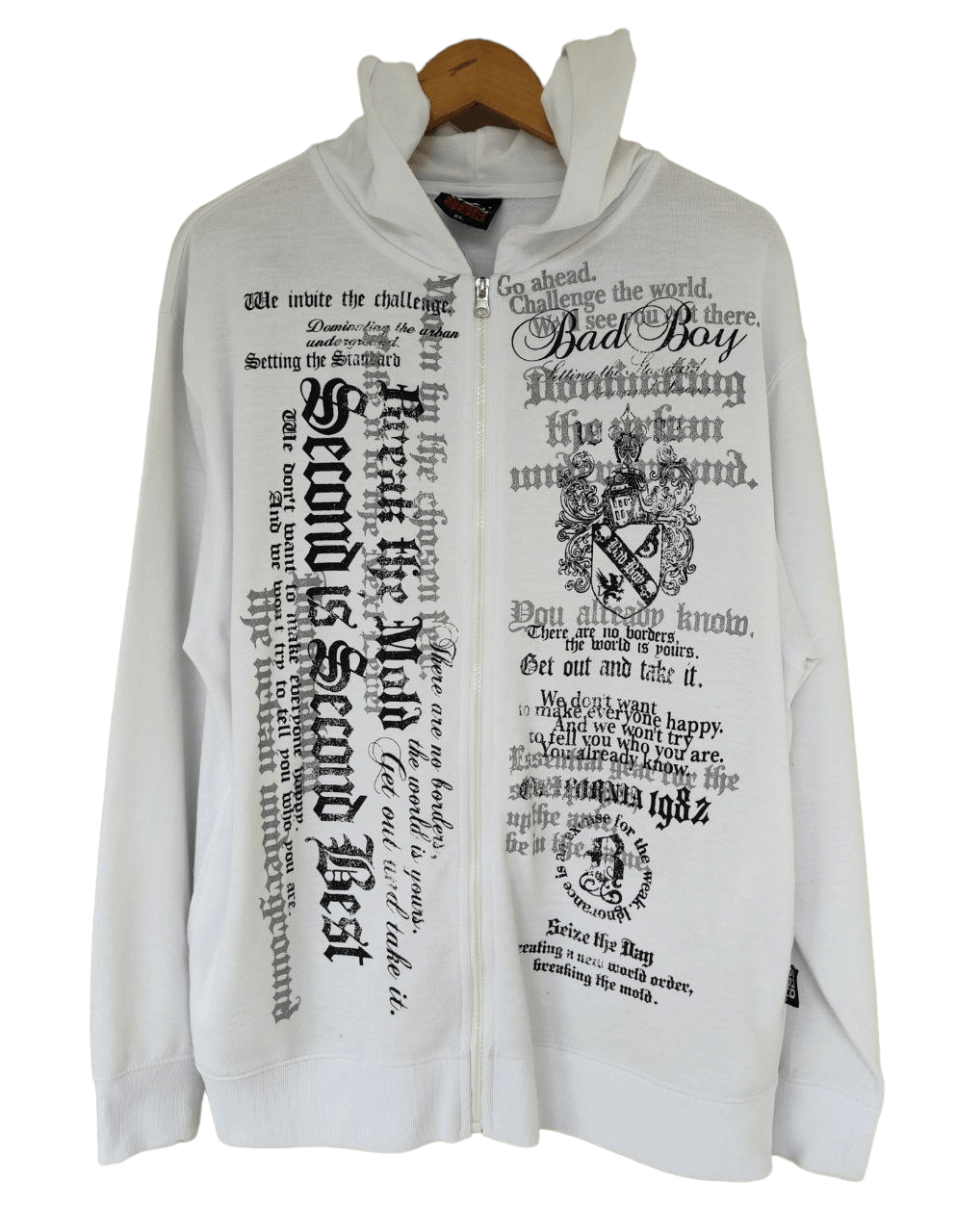Japanese Brand Bad Boy Hoodie Size US L / EU 52-54 / 3 - 1 Thumbnail