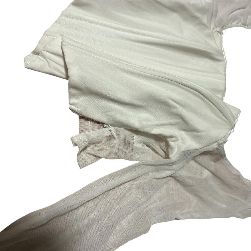 Esprit Elegant Off-White Lace Corset - Sheer long Sleeves set Size S / US 4 / IT 40 - 3 Thumbnail