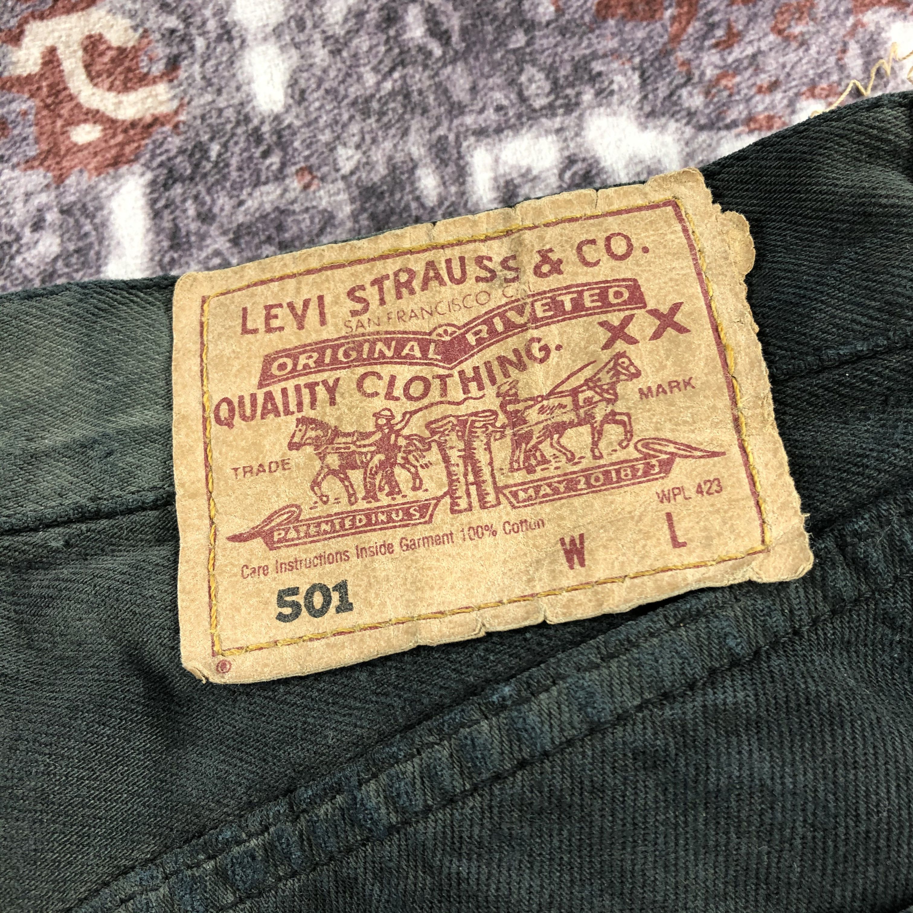 Levi's × Vintage Vintage 90s Levis 501 Jeans-JM2421 Size US 29 - 8 Thumbnail