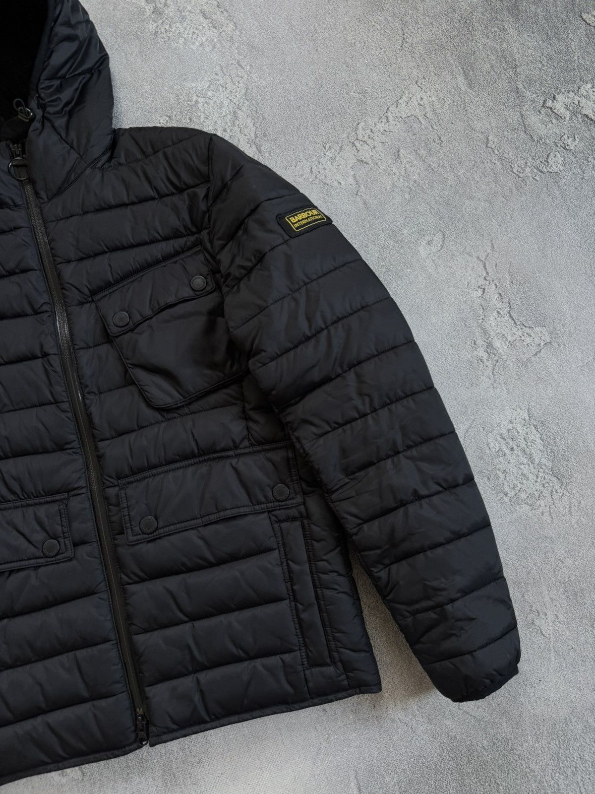 Barbour Barbour International Ouston hooded quilted jacket fibredown Size US L / EU 52-54 / 3 - 6 Thumbnail
