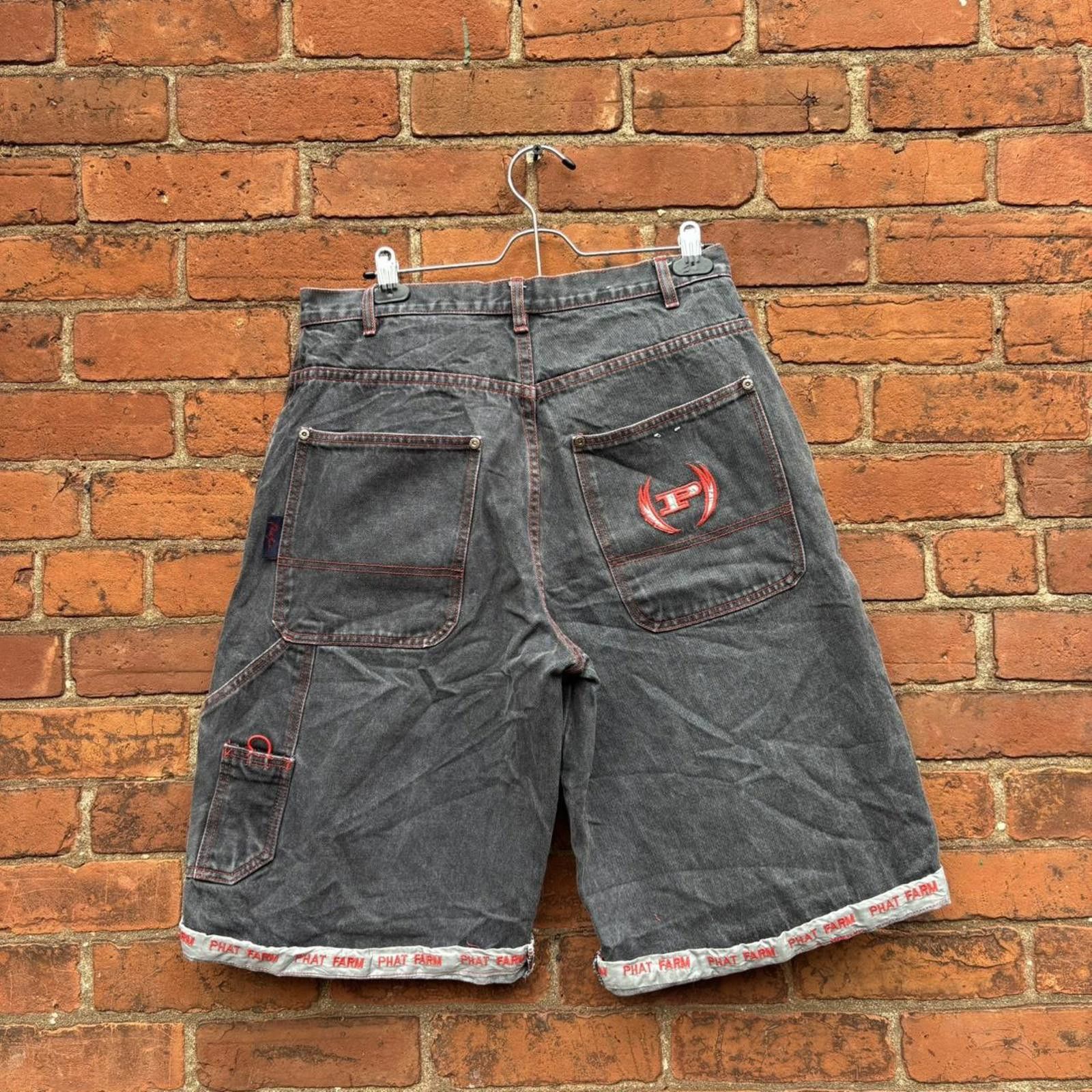 Phat Farm vintage phat farm Jean shorts 00s 32 Size US 32 / EU 48 - 4 Thumbnail