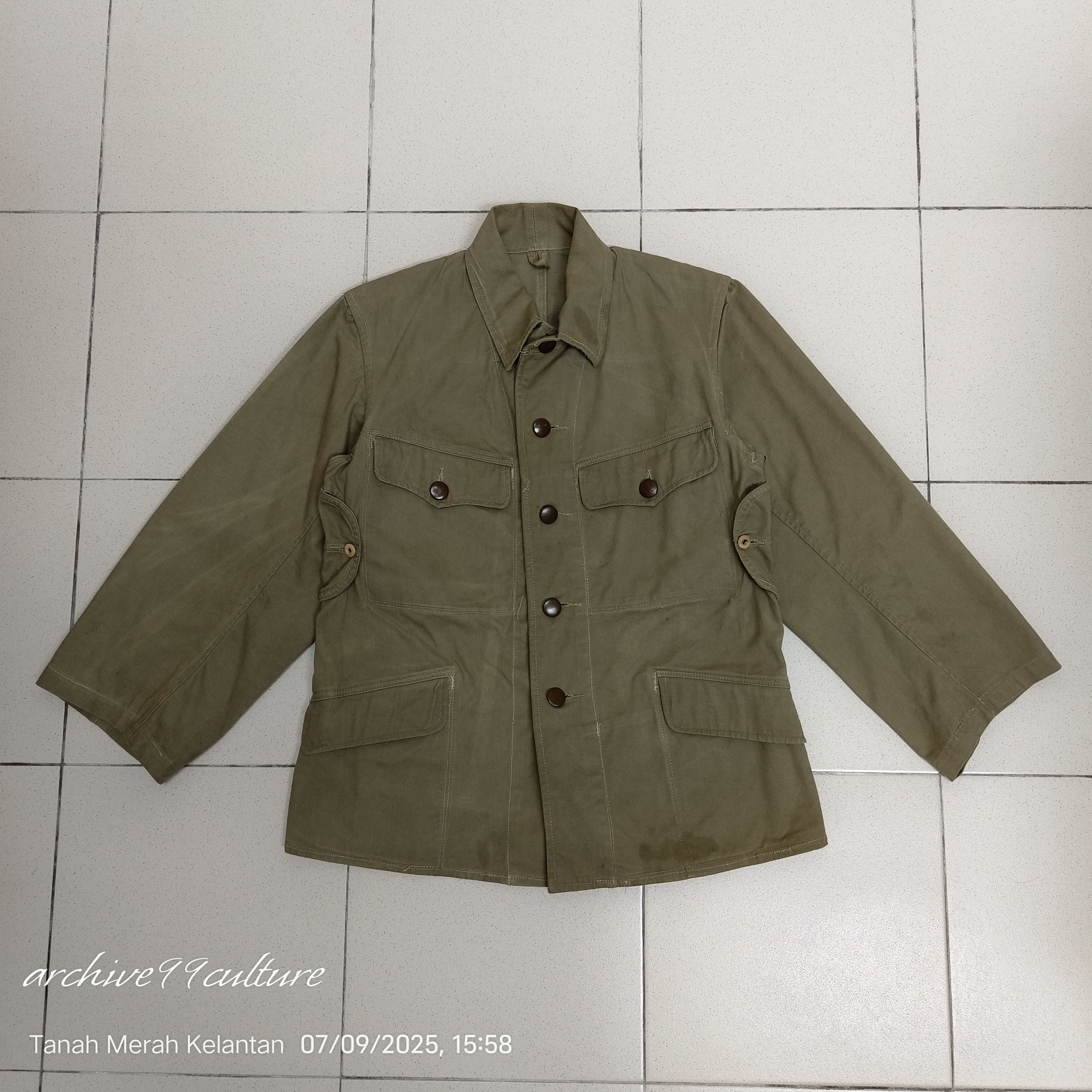 Other WW2 Japanese Army Enlisted Tunic Captured in the Field Size US S / EU 44-46 / 1 - 1 Thumbnail