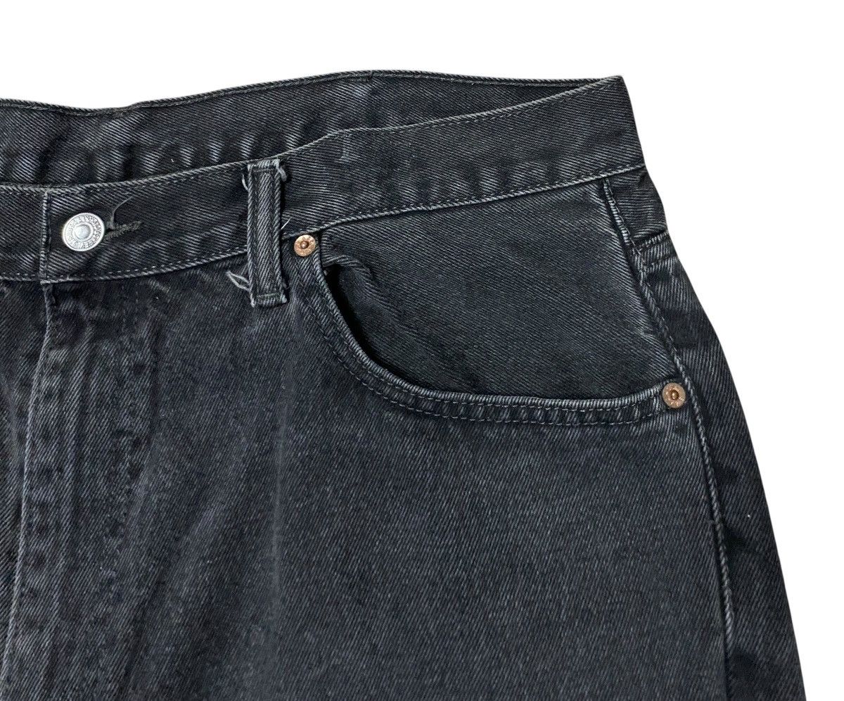 Levi's Rare Design Vintage Levis Super Black Lot 550 Jeans 2000s Size US 37 - 4 Thumbnail