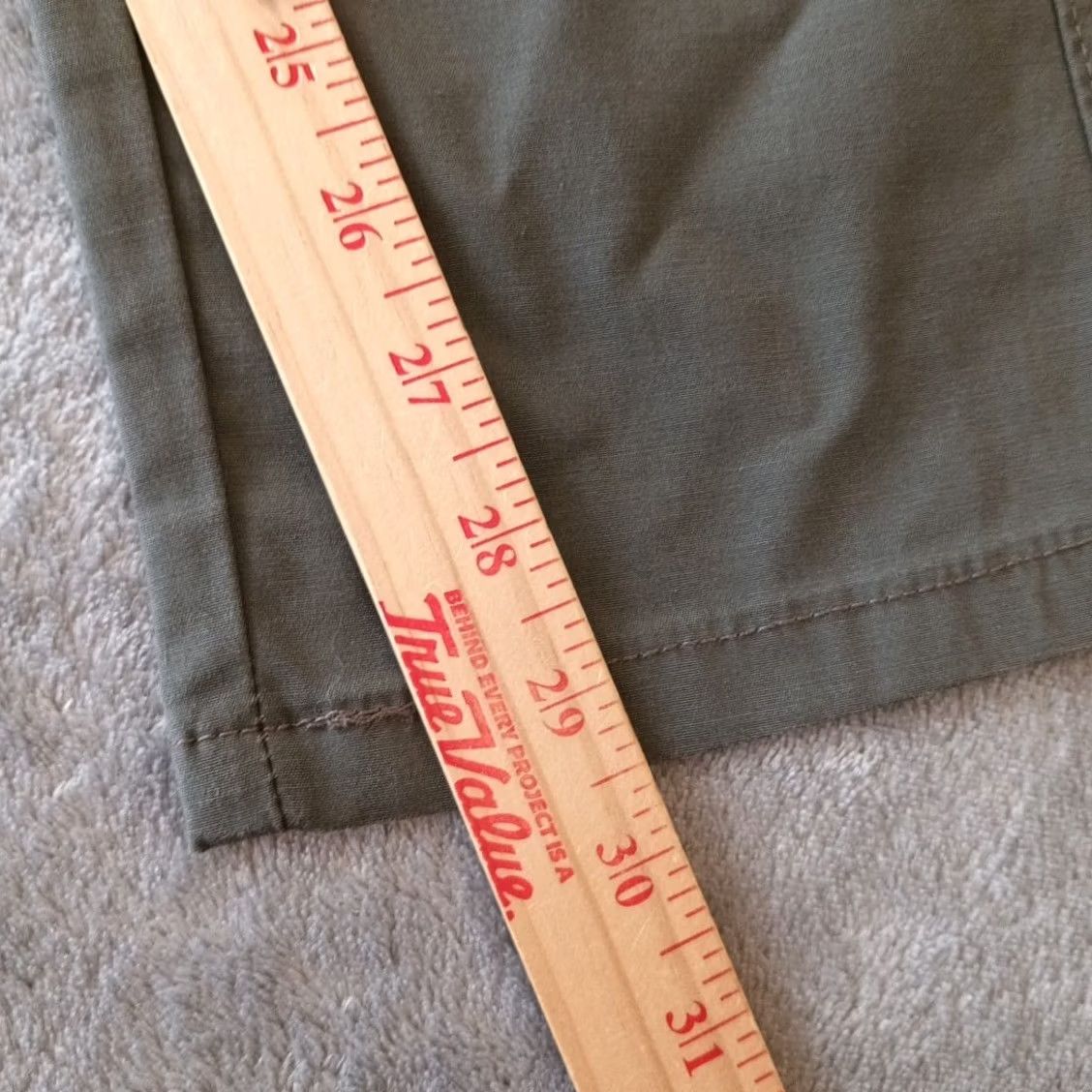 Levi's Levi's Pants Mens Size 32 Green Belted 32x29 Cotton Blend Straight Leg Chino Regular Rise 32 Inseam 29 Belted Front Flat Front Size US 32 / EU 48 - 5 Thumbnail