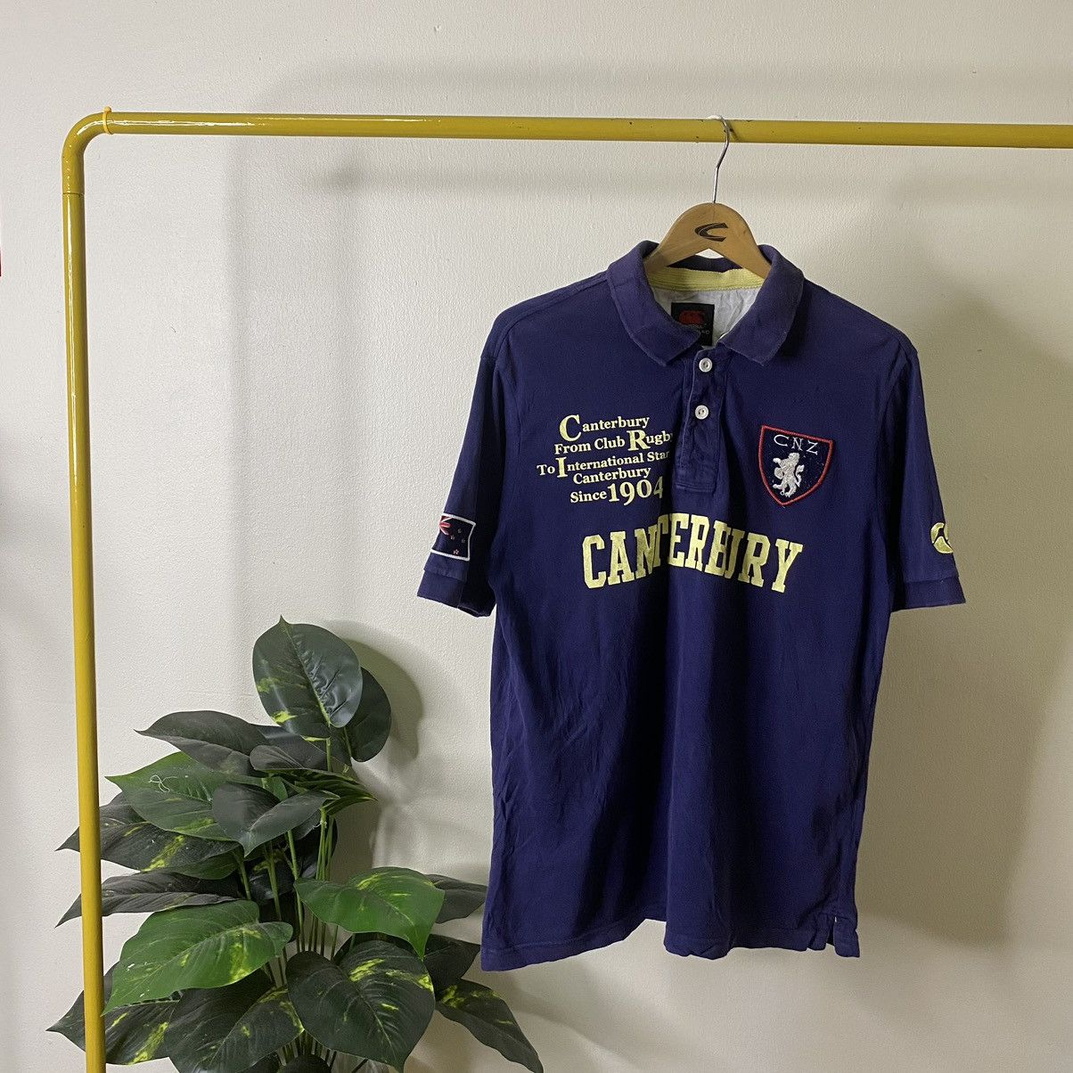 Canterbury of New Zealand Vintage Canterbury Polo Rugby Tee Size US L / EU 52-54 / 3 - 1 Thumbnail