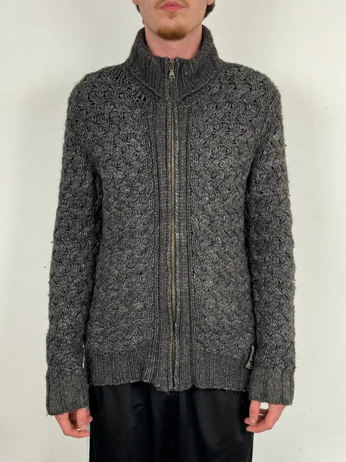 Dolce & Gabbana AW2011 Dolce & Gabbana Grey Wool Zip-up Jacket Size US L / EU 52-54 / 3 - 2 Thumbnail