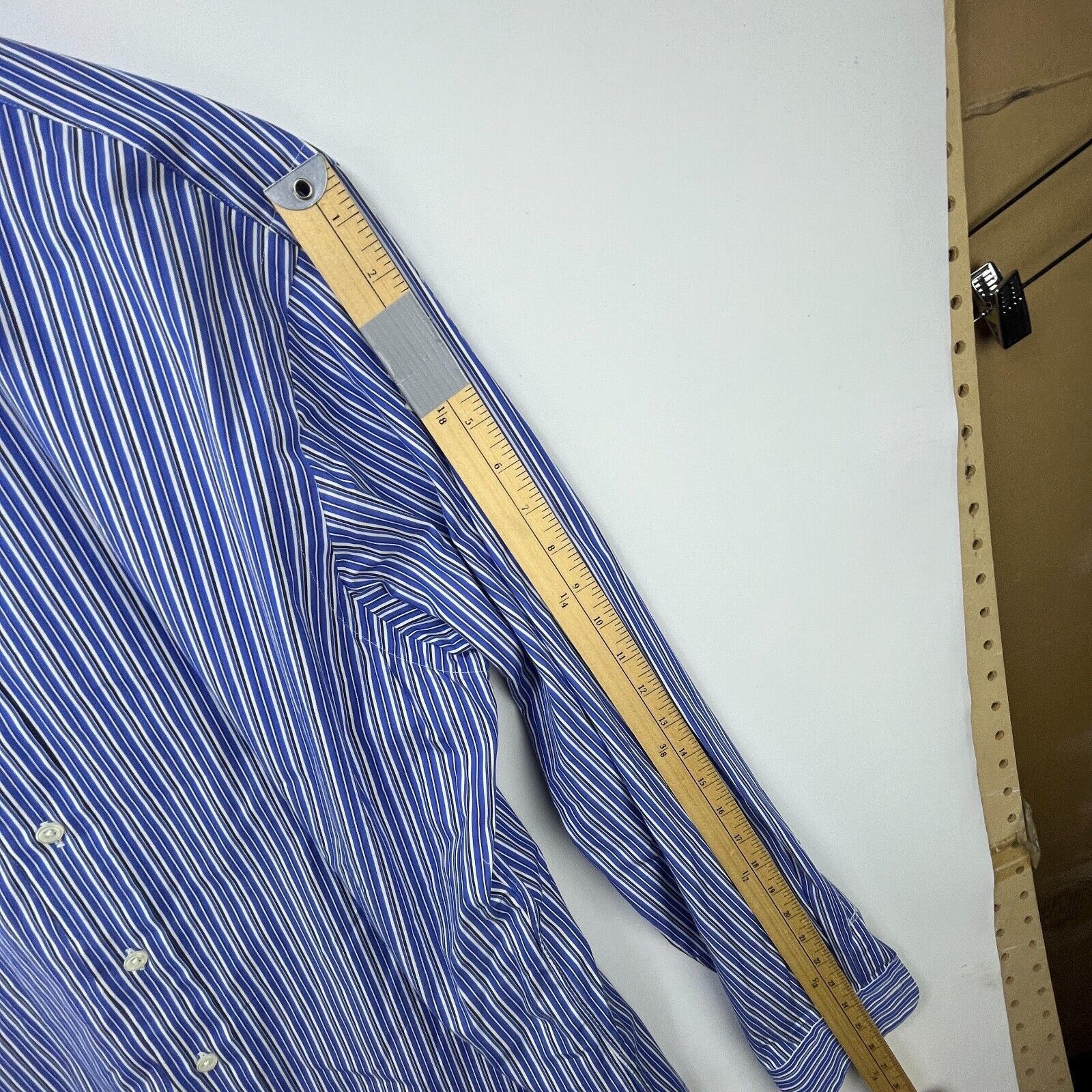 Polo Ralph Lauren × Vintage Vintage Polo Ralph Lauren Pony Striped Button-Up Shirt Large Size US L / EU 52-54 / 3 - 9 Thumbnail