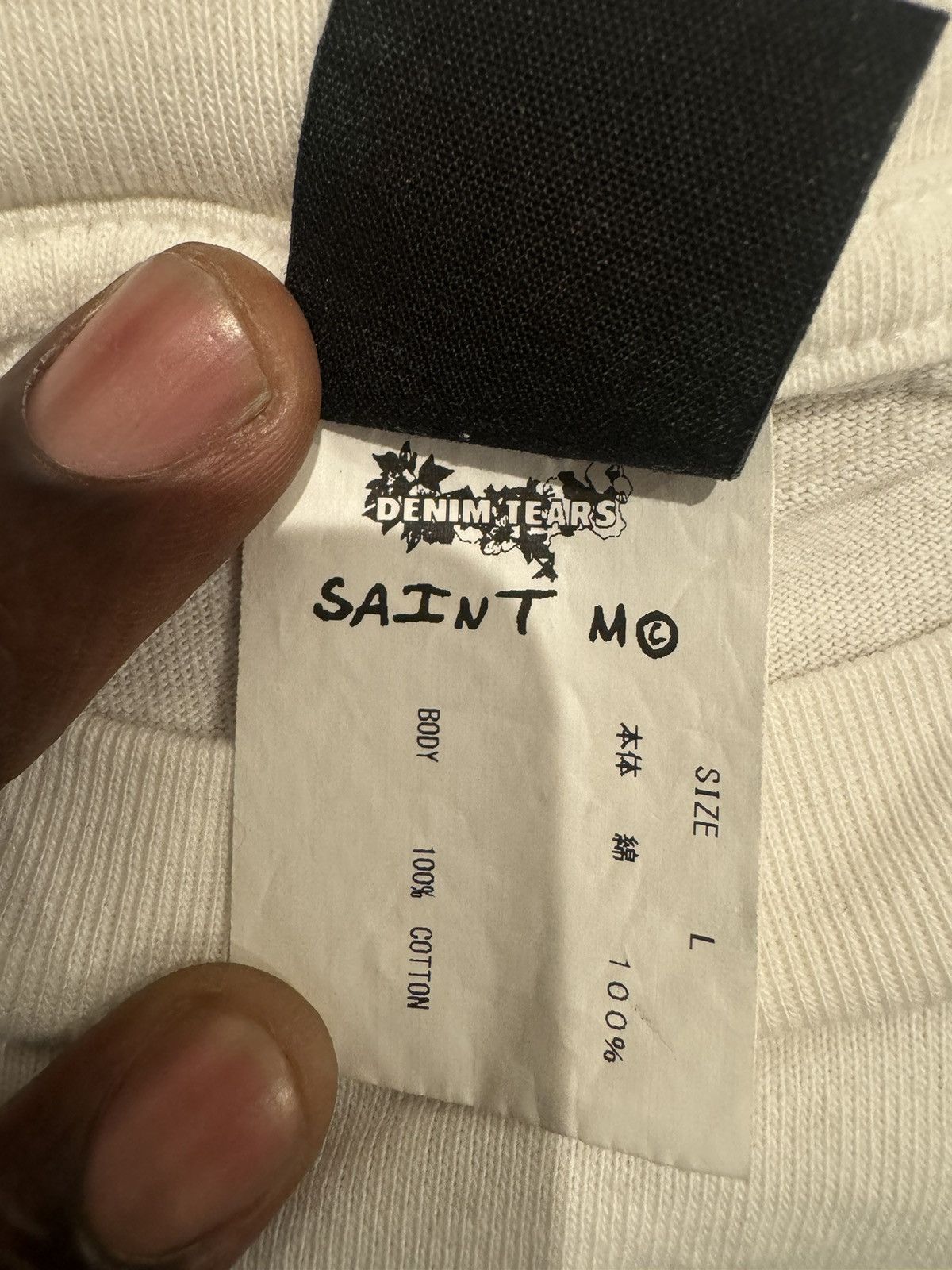 DENIM TEARS × Saint Michael Saint Micheal Breavis and Butthead Tee Size US L / EU 52-54 / 3 - 4 Thumbnail