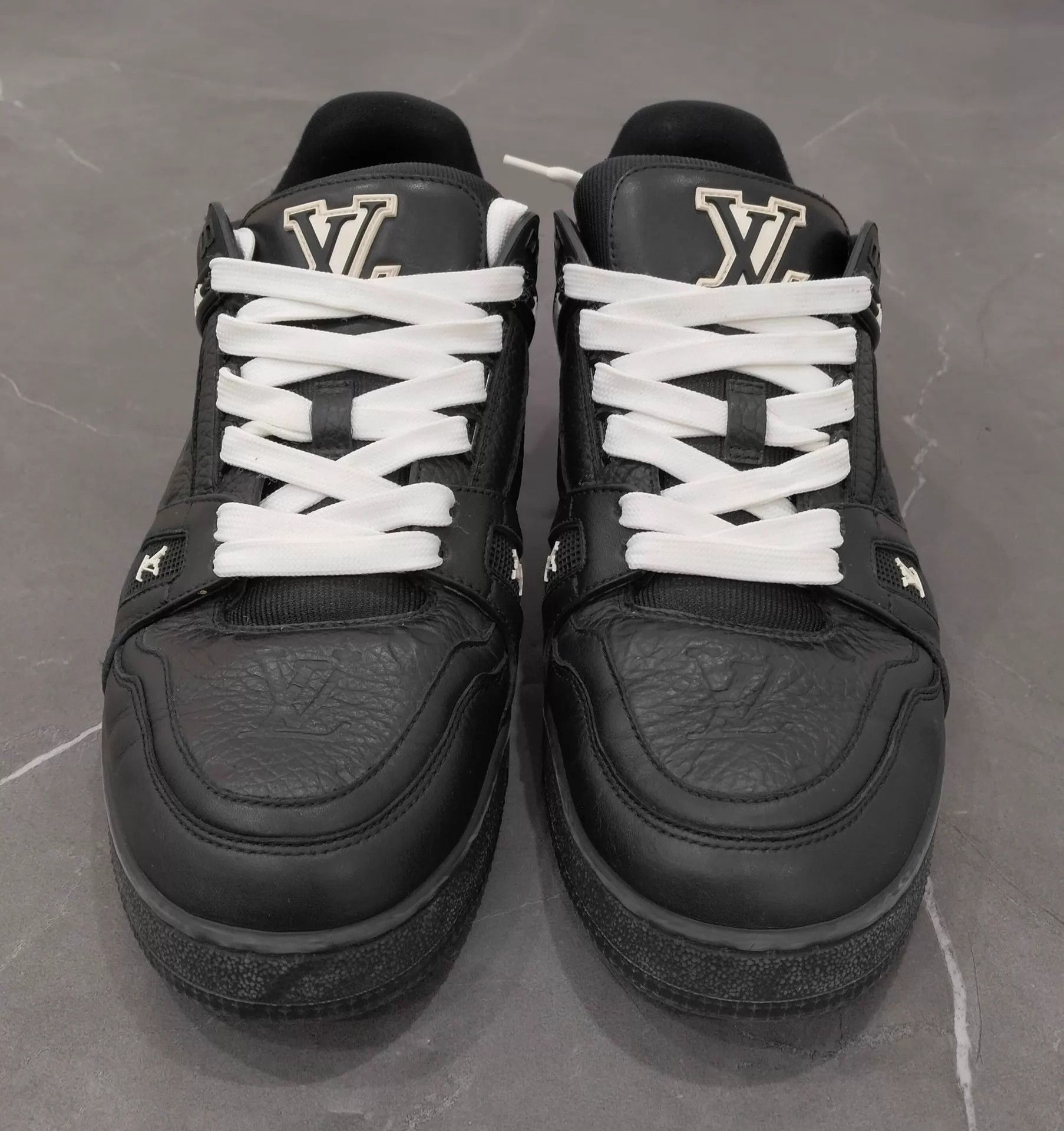 Louis Vuitton LV Trainer Black 41 (95 New) Size US 8 / EU 41 - 4 Thumbnail