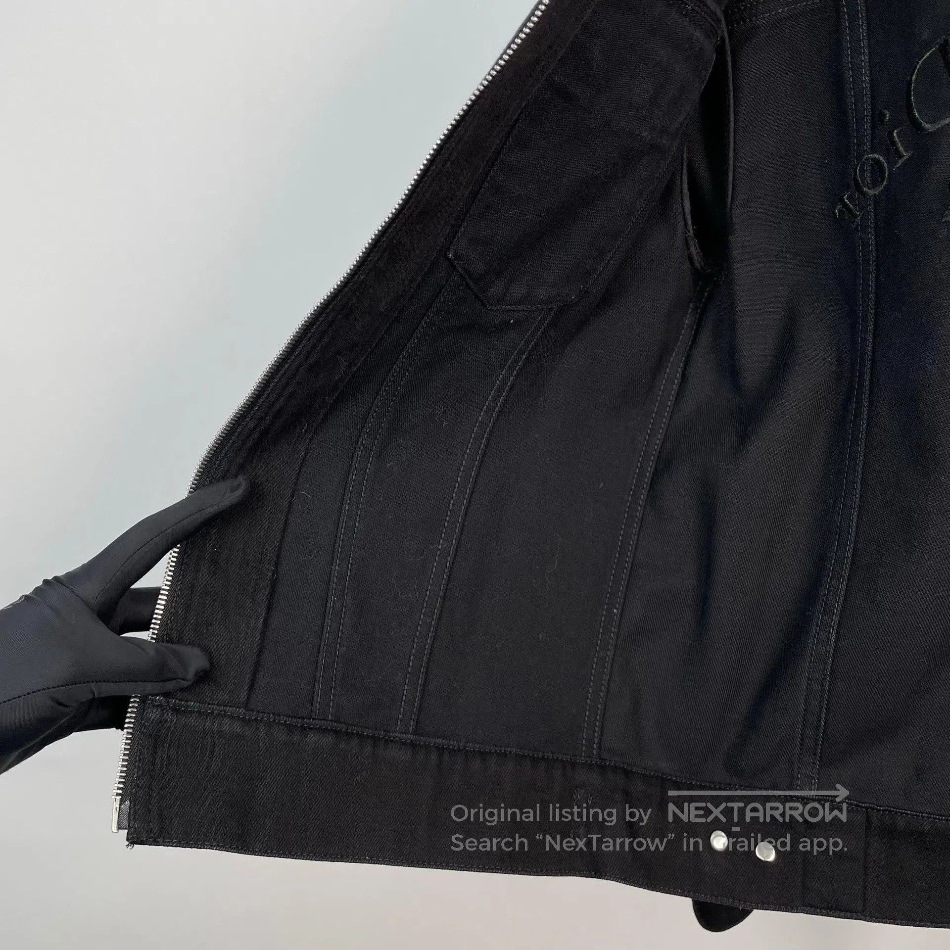 Dior Dior Black Flame Embroidered Letter Zip-Up Hooded Sweatshi Size US M / EU 48-50 / 2 - 5 Thumbnail