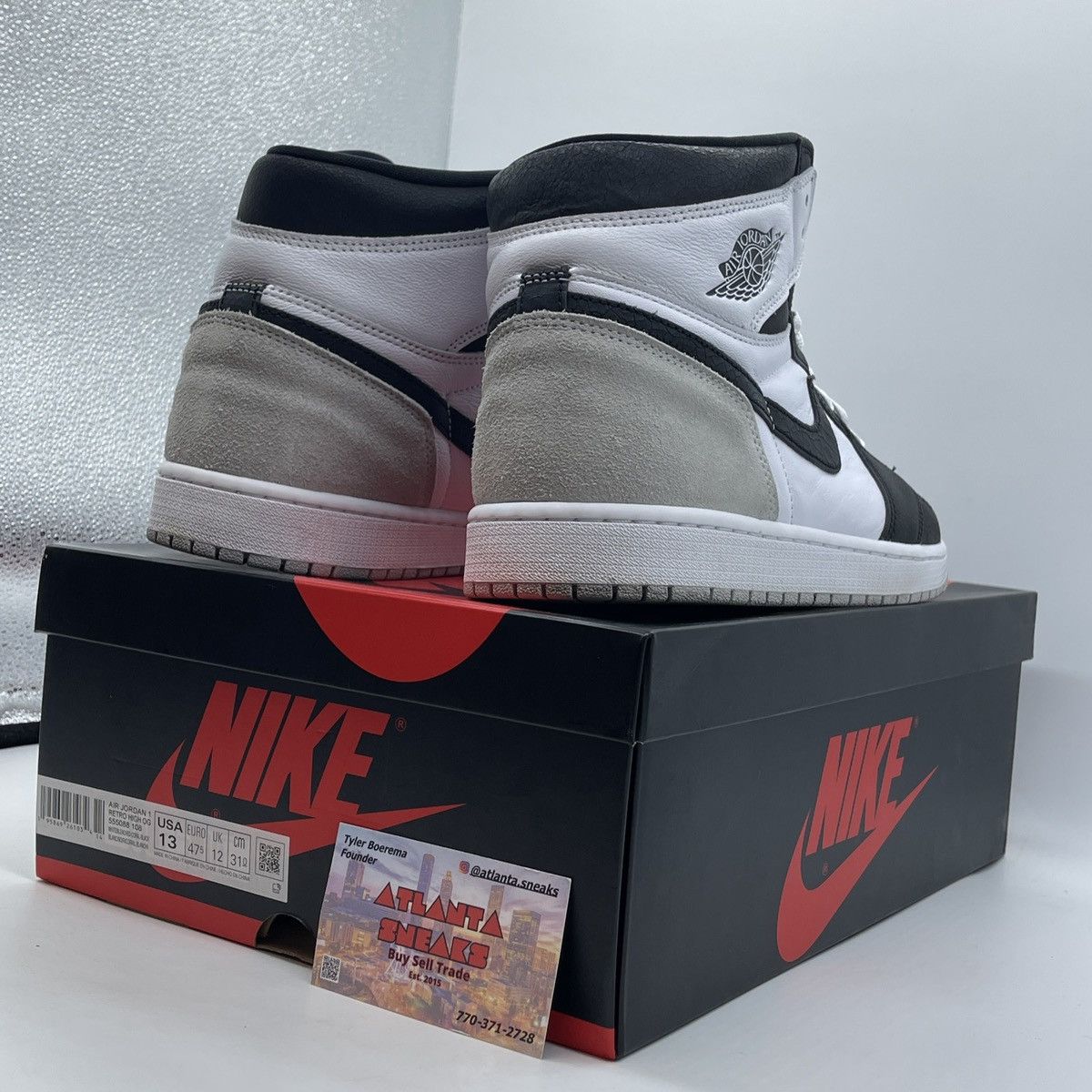 Nike Air Jordan 1 high OG stage haze Size US 13 / EU 46 - 5 Thumbnail