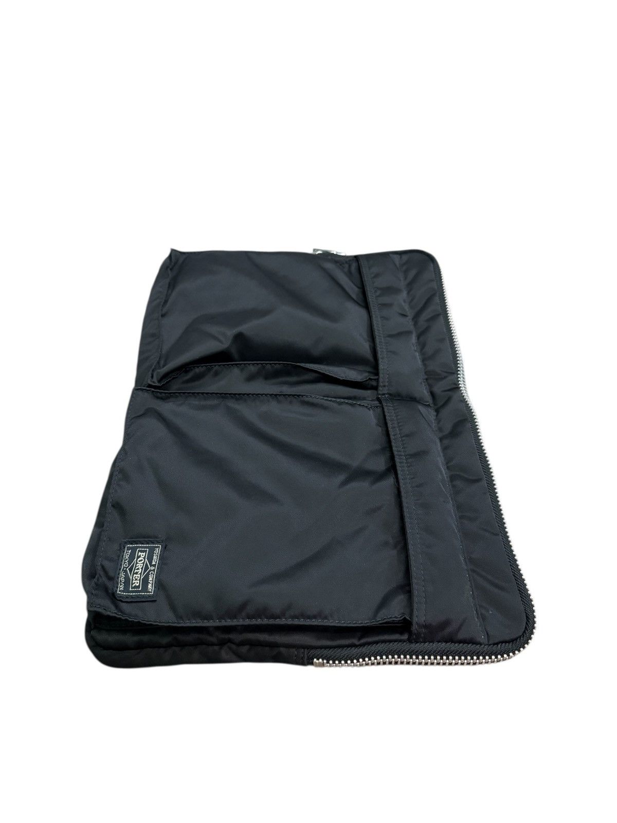 Porter YOSHIDA PORTER TANKER BLACK NYLON CLUTCH/DOCUMENT BAG Size ONE SIZE - 10 Thumbnail