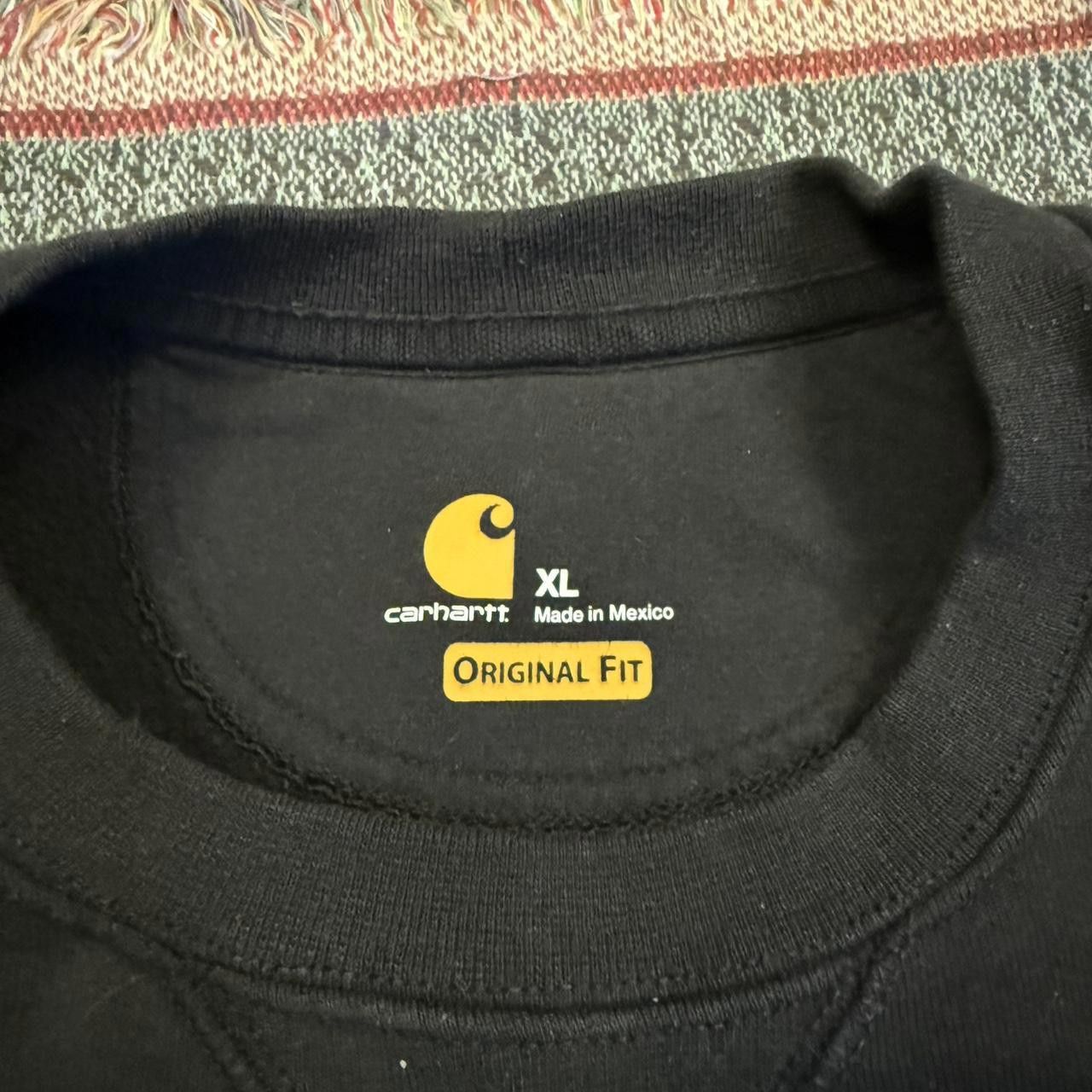 Carhartt Modern Black Carhartt Crewneck Size US XL / EU 56 / 4 - 3 Thumbnail