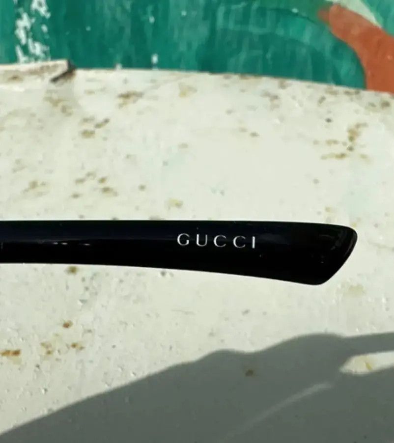 Gucci × Tom Ford × Vintage GUCCI Sunglasses GG 2515 Shield Rimless 90s Wrap Vintage Size ONE SIZE - 4 Thumbnail