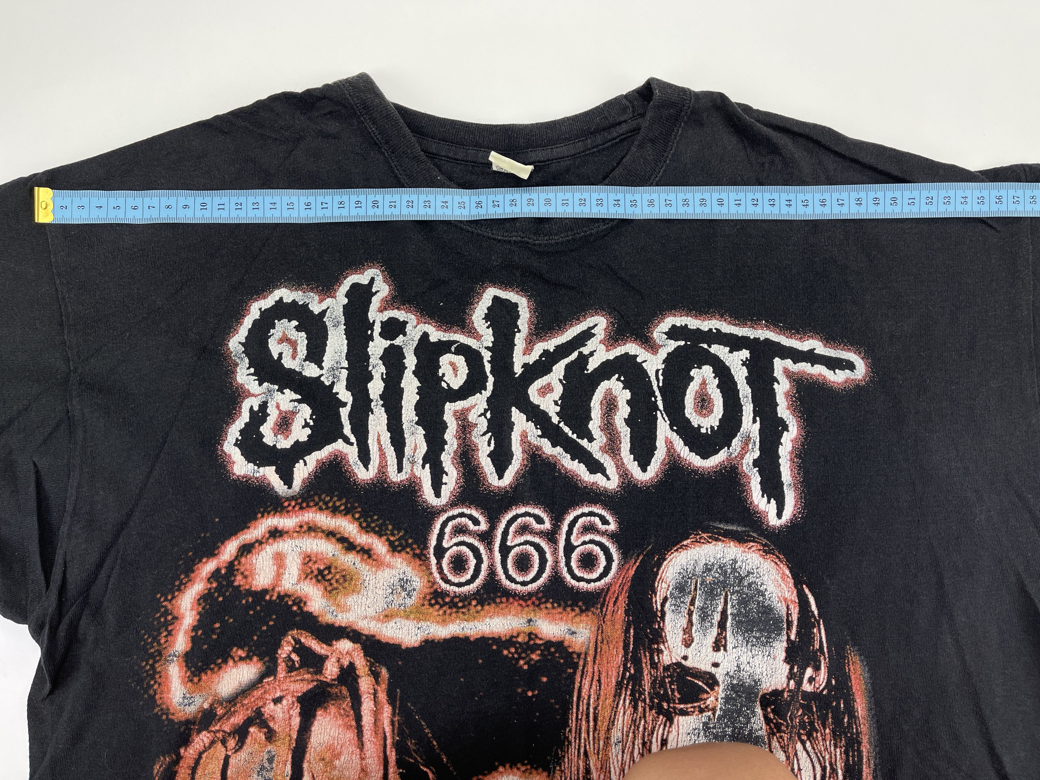Band Tees × Slipknot Vintage Slipknot T-Shirt, Iowa World Tour 2001, 90s Rock XXL Size US XXL / EU 58 / 5 - 9 Thumbnail