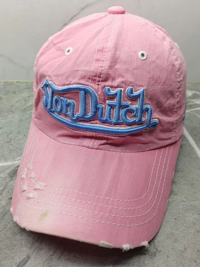 Von Dutch Vintage Von Dutch Distressed Style Cap Hat Size ONE SIZE - 1 Thumbnail