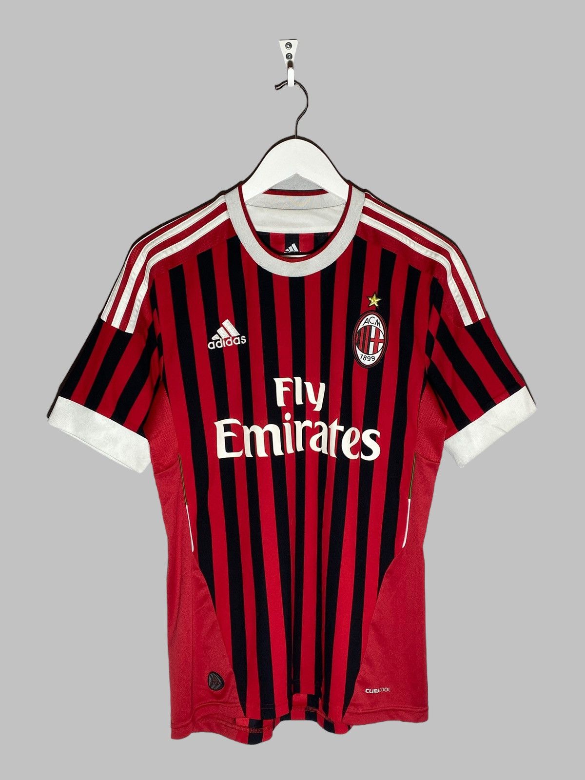 Adidas Adidas AC Milan 2011/12 Football Shirt Soccer Jersey Size US S / EU 44-46 / 1 - 1 Thumbnail